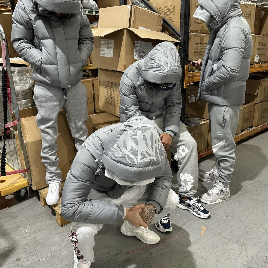 Syna World Down Puffer Jacket - Grey