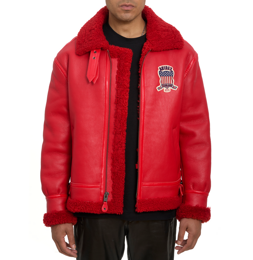 Avirex Icon Shearling Aviator Jacket