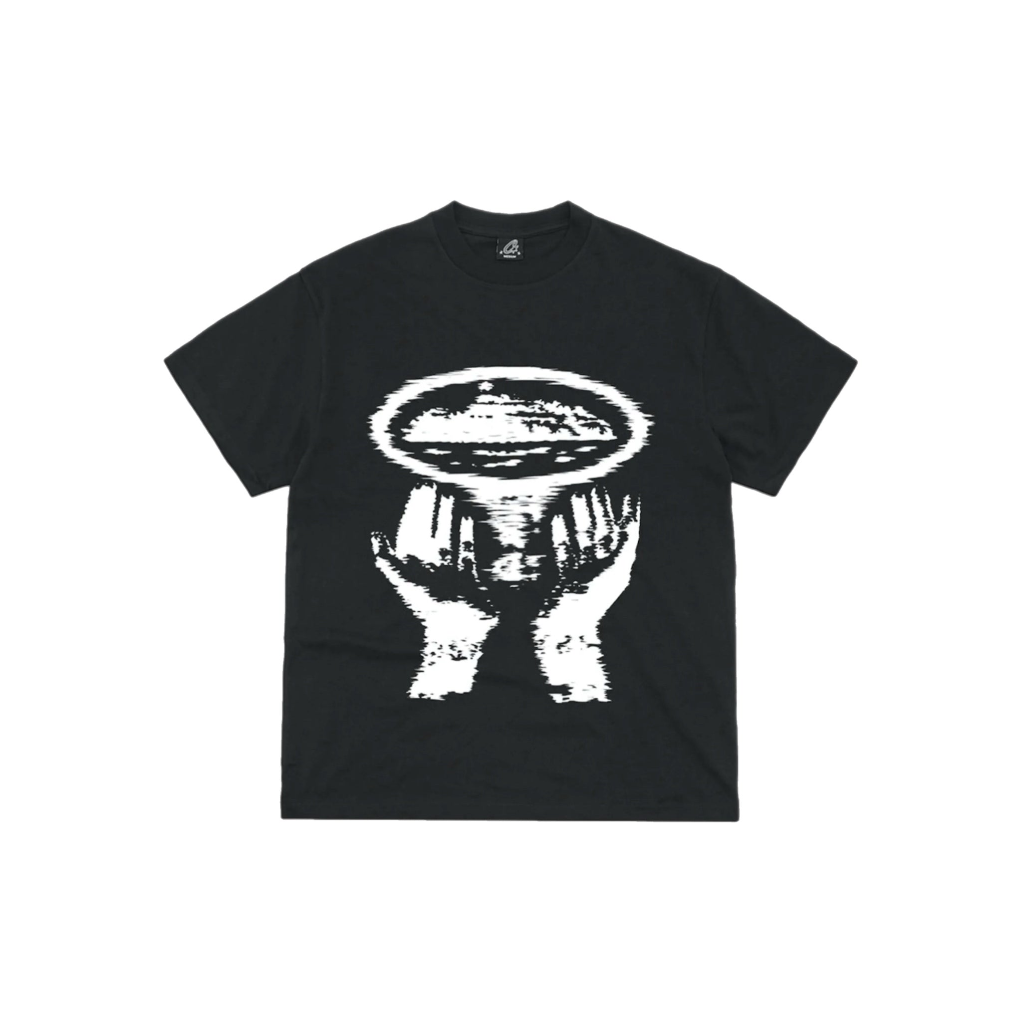 Corteiz Sketchy Hands T-shirt - Black