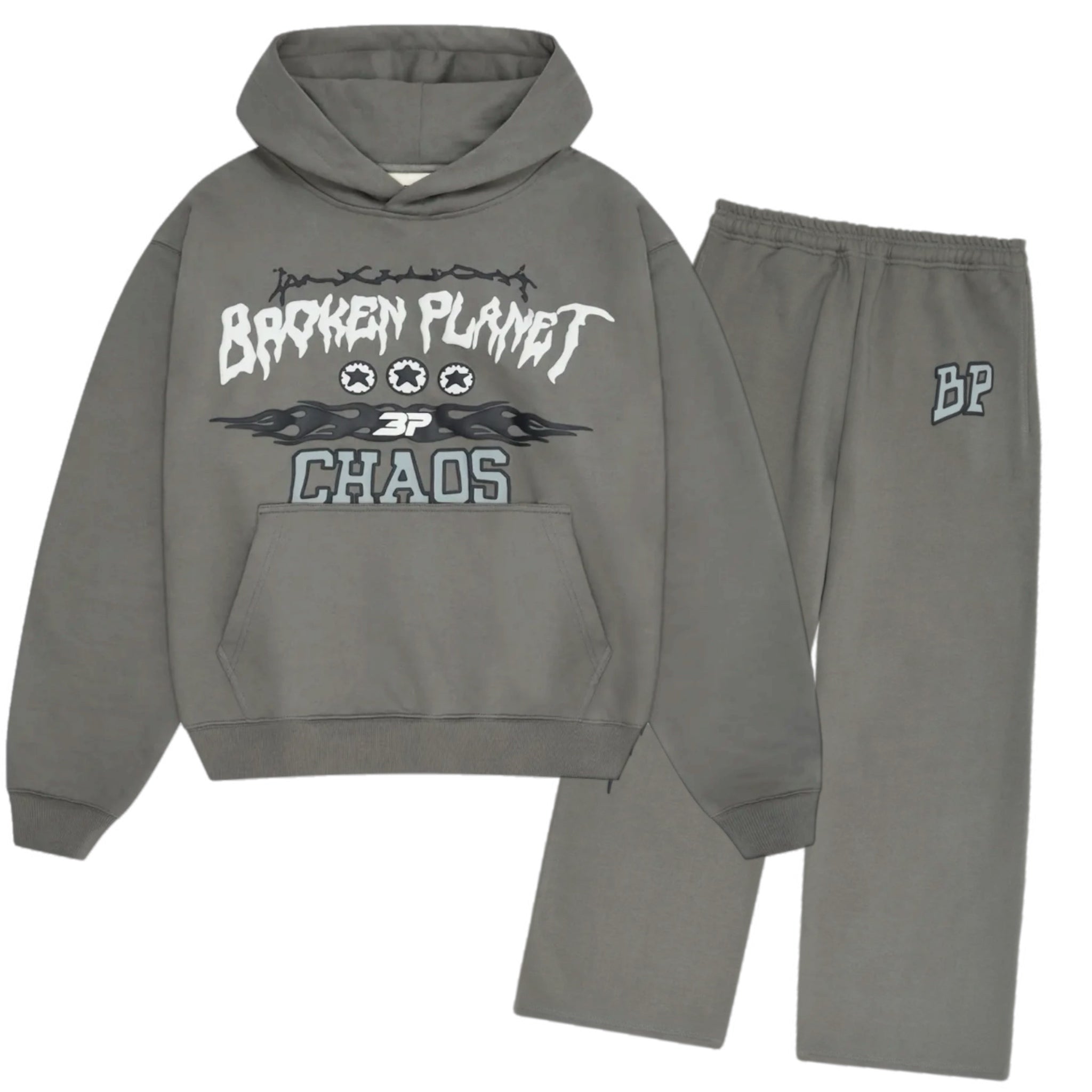 Broken Planet Chaos Tracksuits - Grey