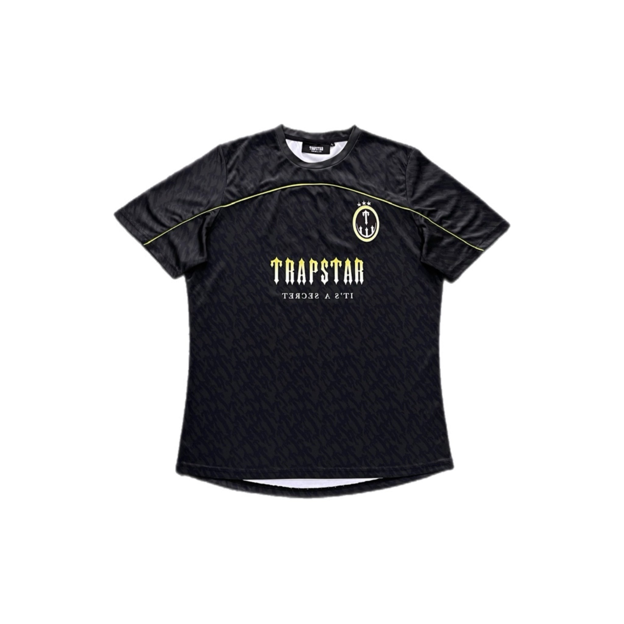 Trapstar Irongate Football Jersey - Black/Lime