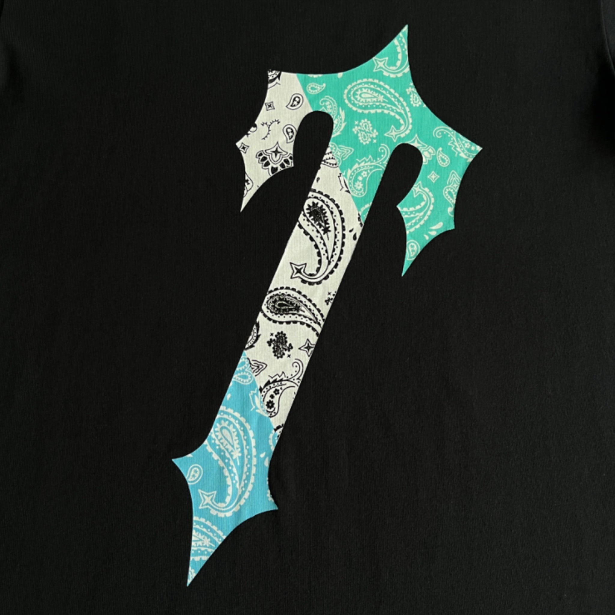 Trapstar Decoaded Paisley T-shirt - Black/Tiel