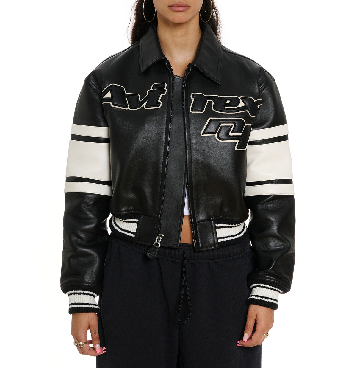 Avirex Cropped Icon Jacket