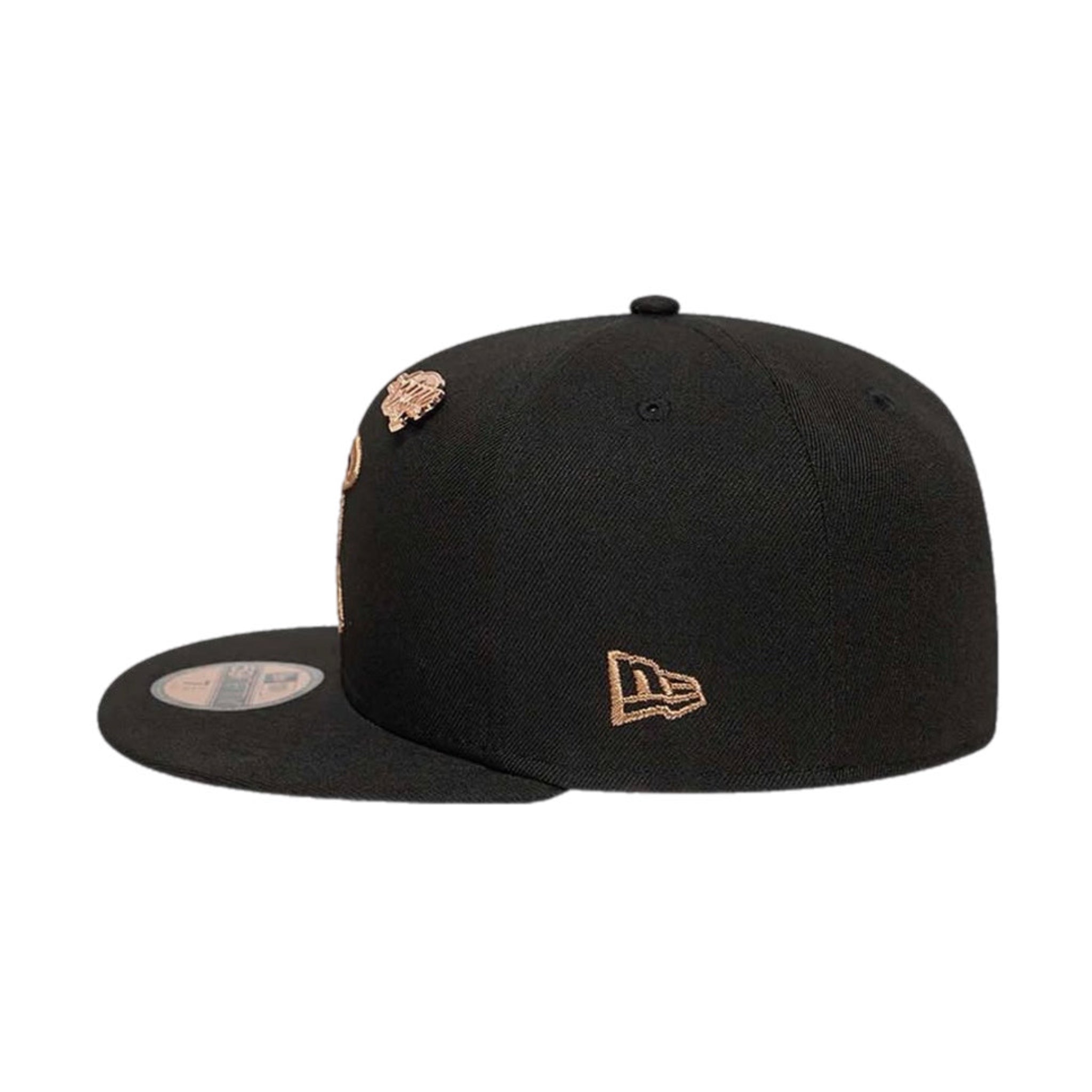 Syna World x New Era 9FIFTY SnapBack Cap - Black / Rose Gold