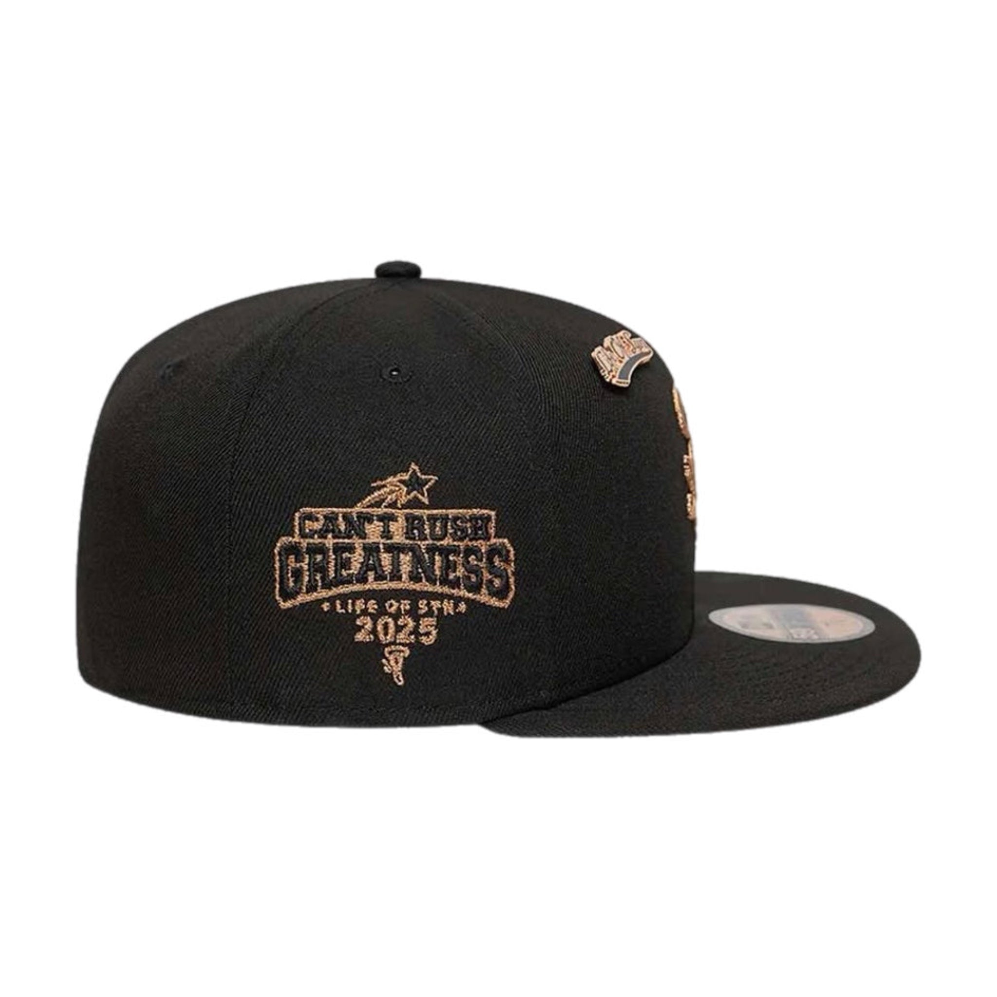 Syna World x New Era 9FIFTY SnapBack Cap - Black / Rose Gold