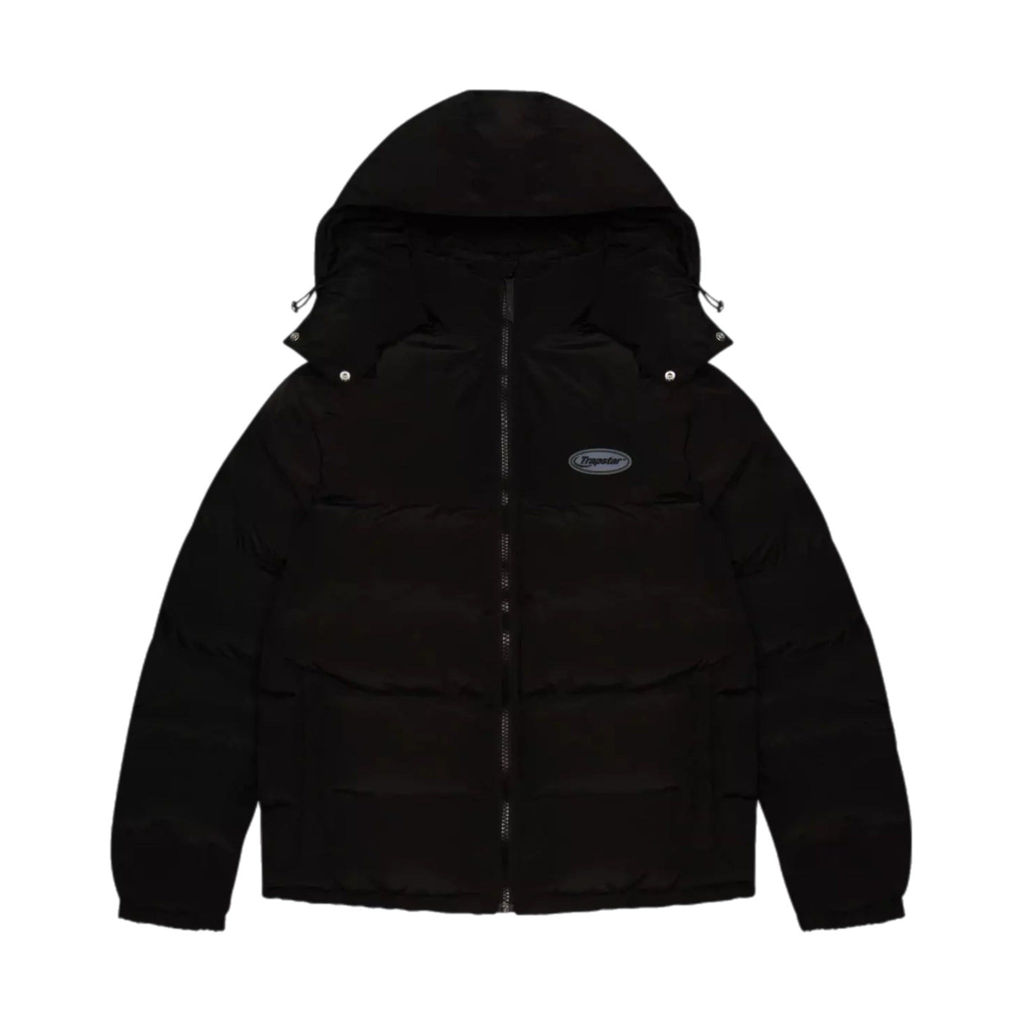 Trapstar Hyperdrive Hooded Puffer Jacket - Triple Black