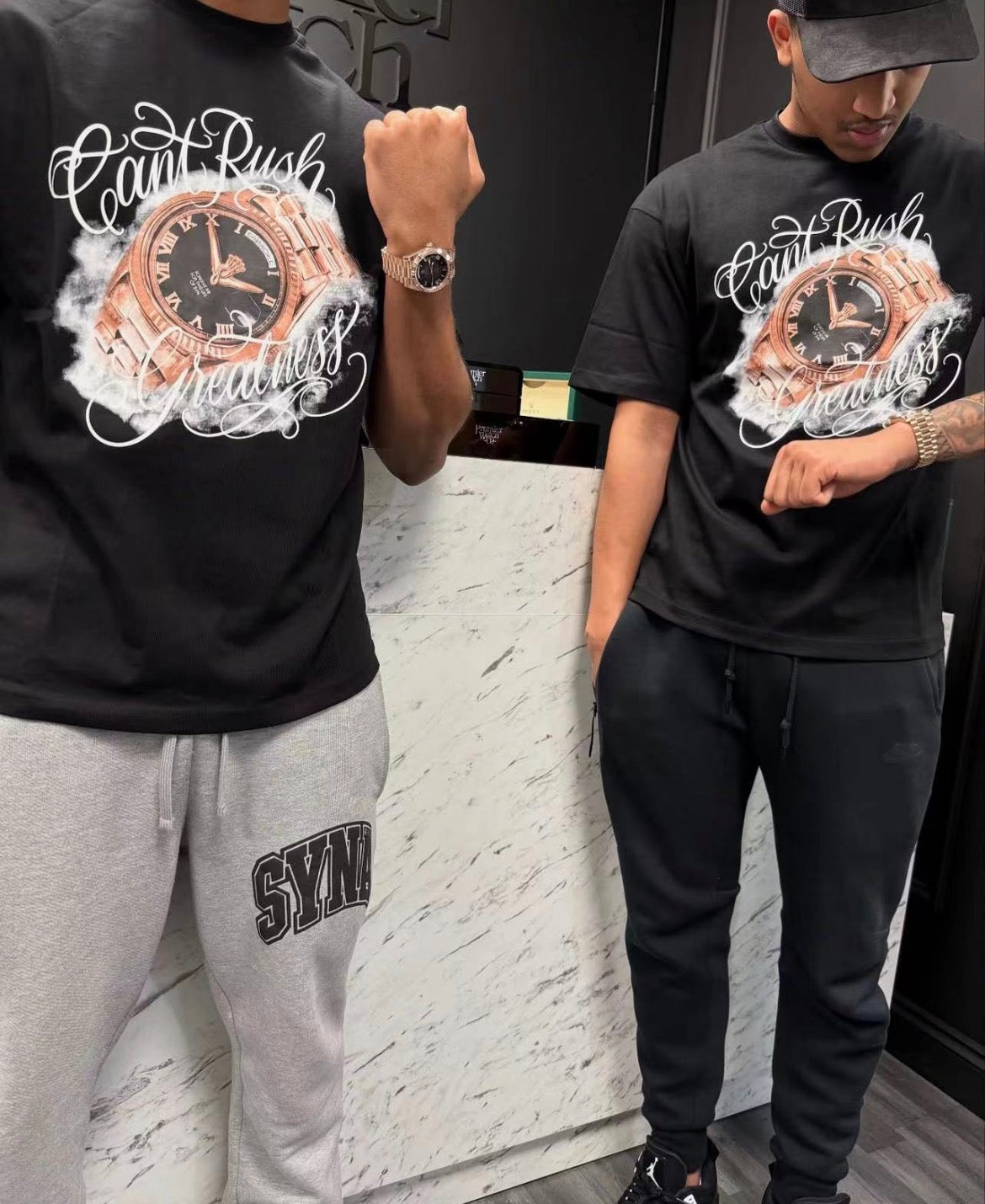 Syna World CRG Watch T-shirt - Black