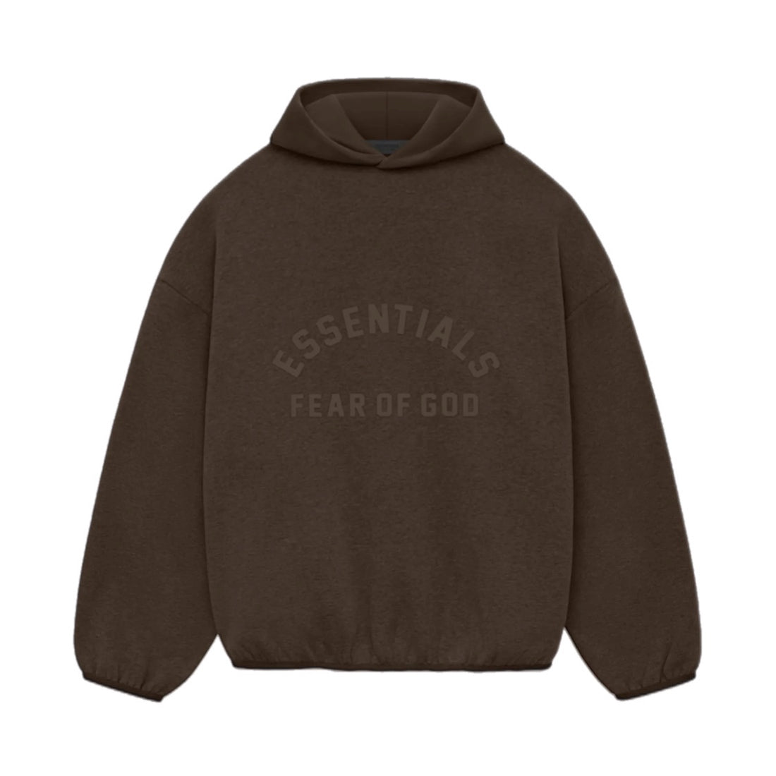 Fear Of God Essentials Nylon Fleece Hoodie - Heather Wood