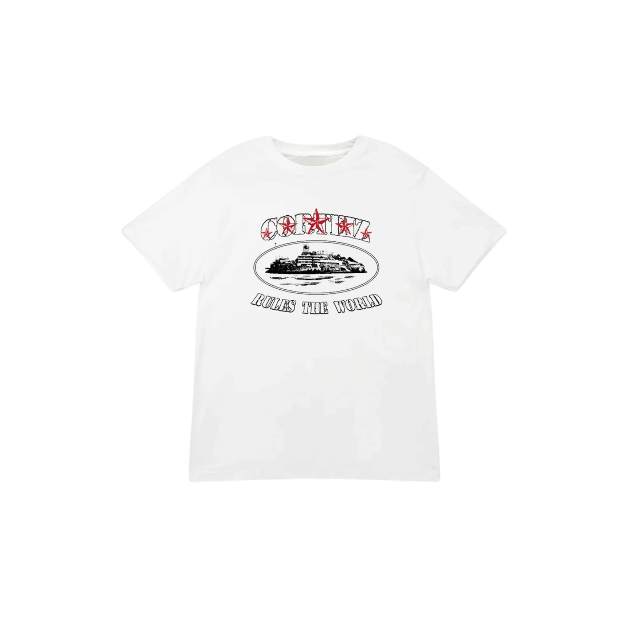 Corteiz 5 Starz Alcatraz T-shirt - White