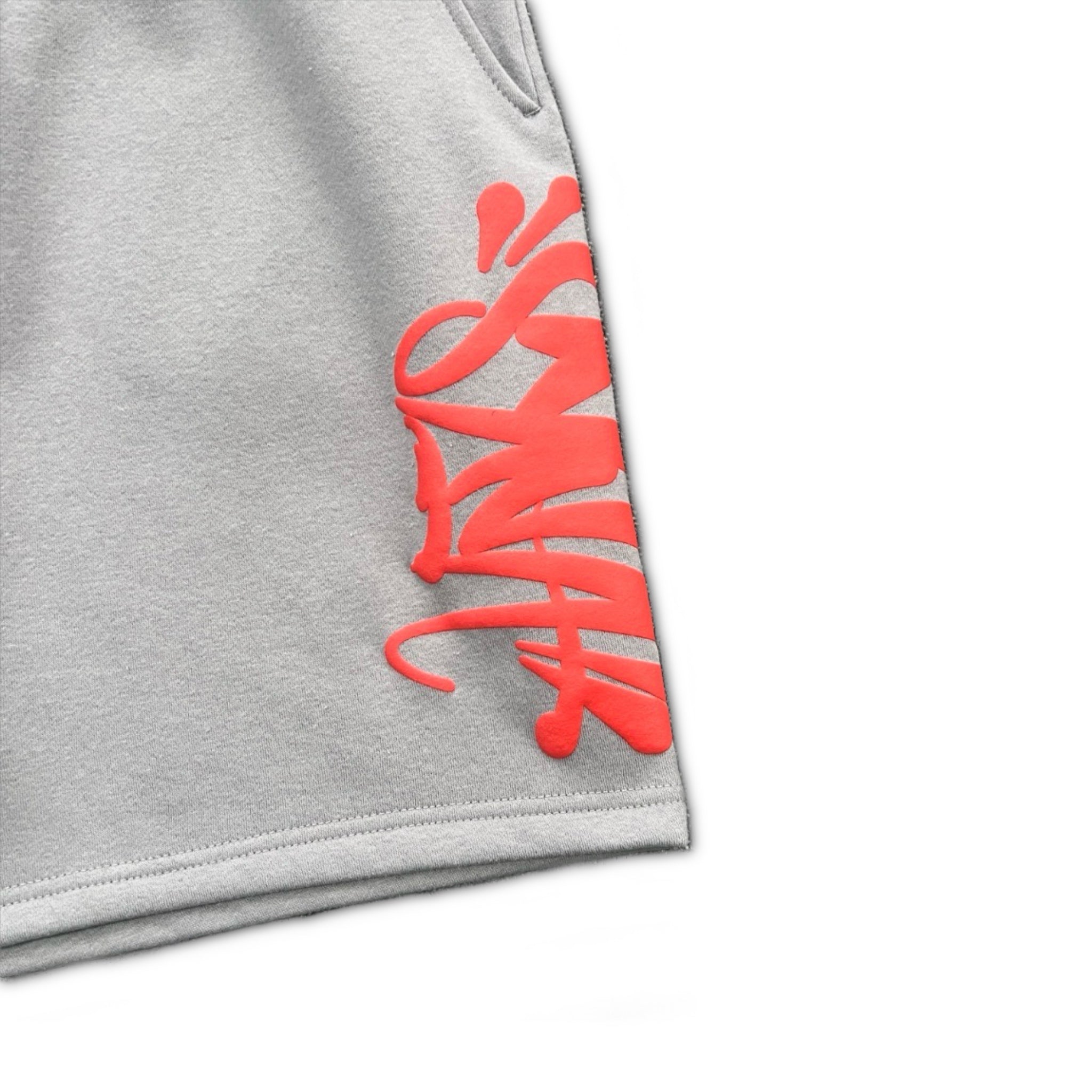 Syna World Team Syna Twinset Hoodie Shorts Set - Grey/Red