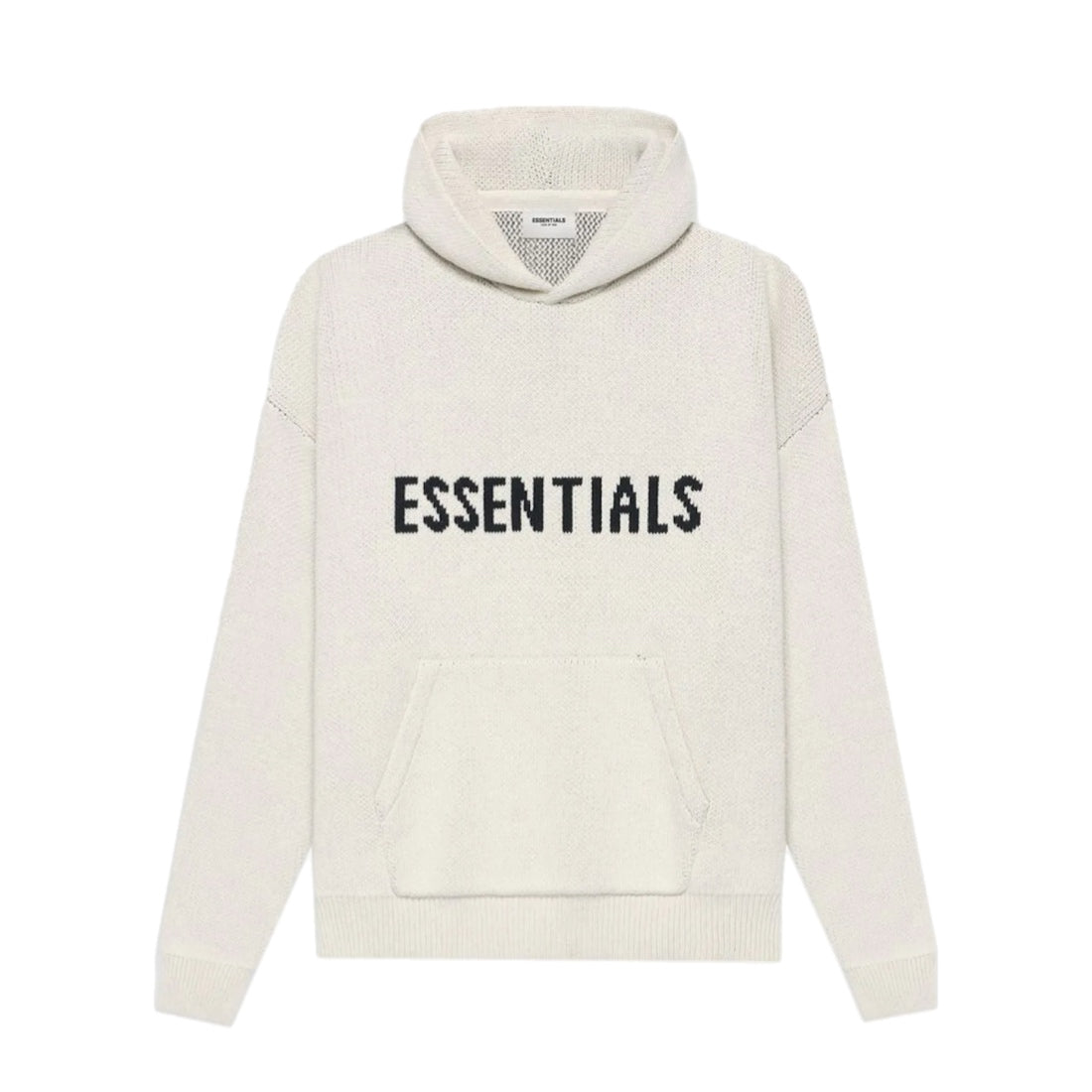 Fear Of God Essentials Knit Pullover Hoodie - Buttercream