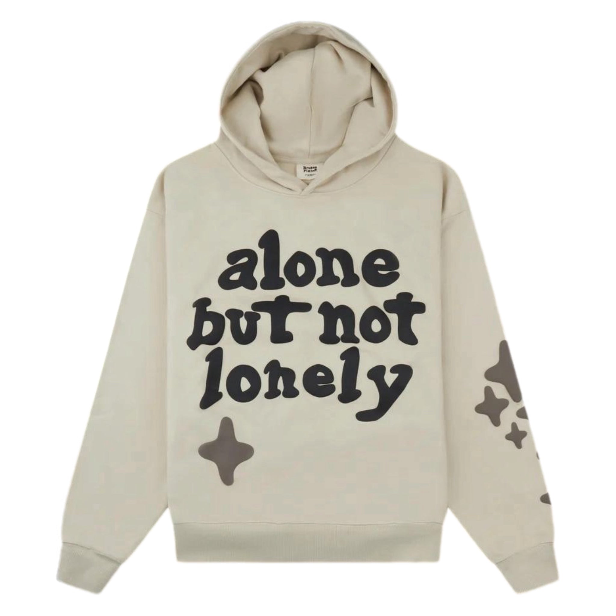 Broken Planet Alone But Not Lonely Hoodie - Bone White