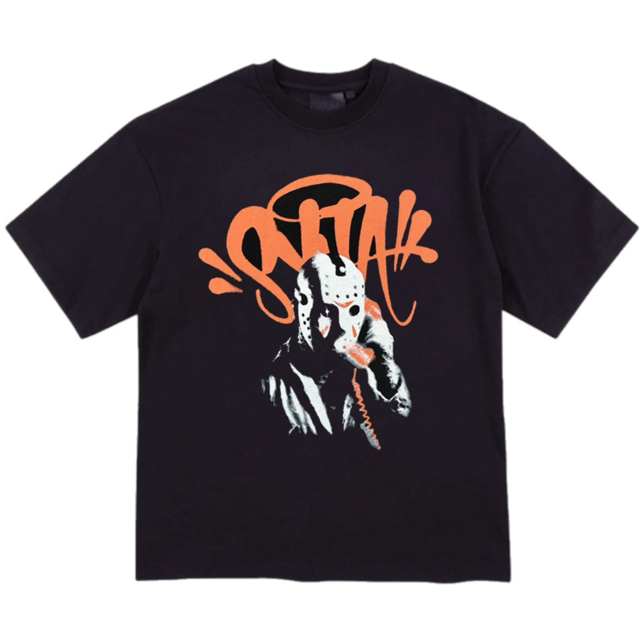 Syna World Halloween T-shirt - Black/Orange