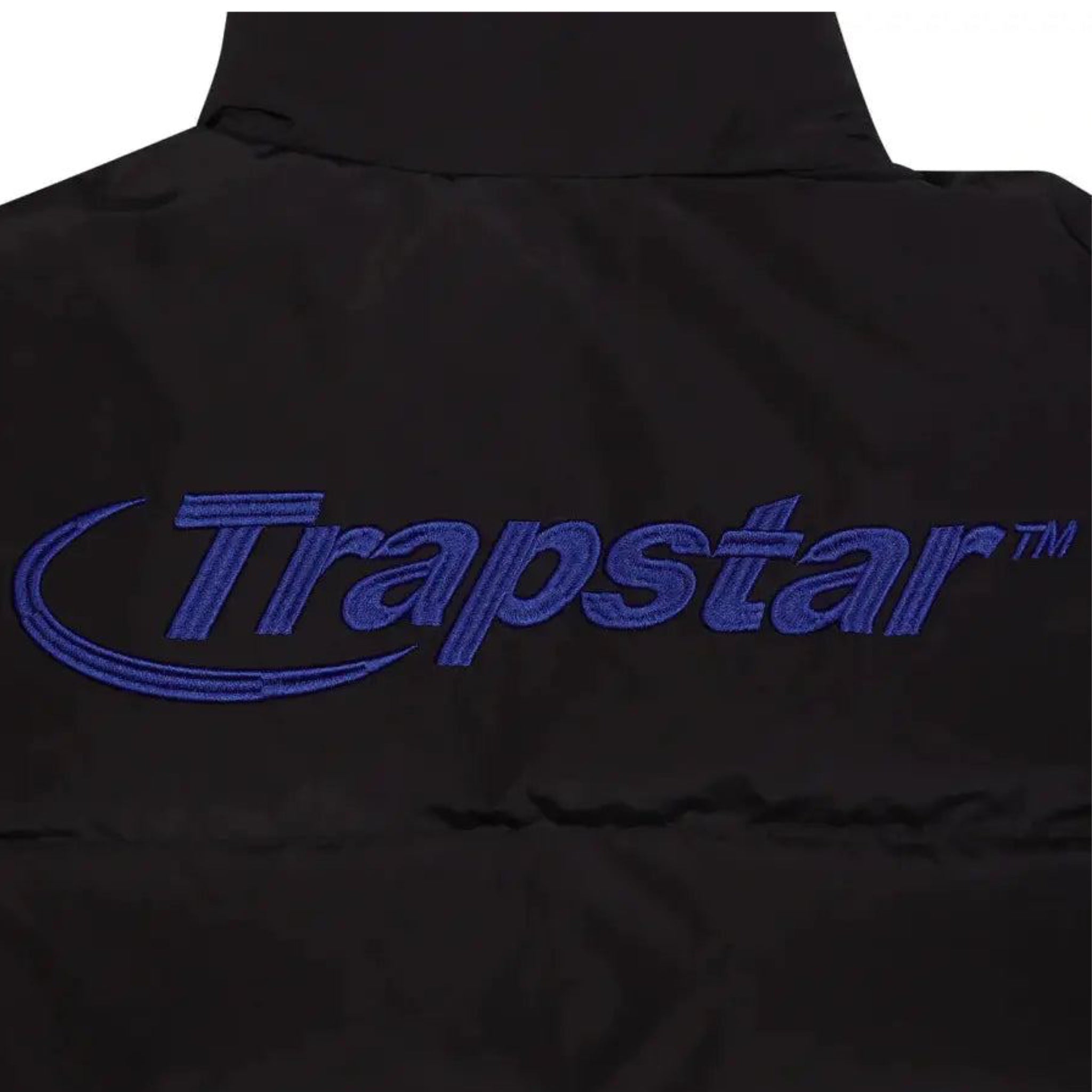 Trapstar Hyperdrive Puffer Jacket - Black/Blue