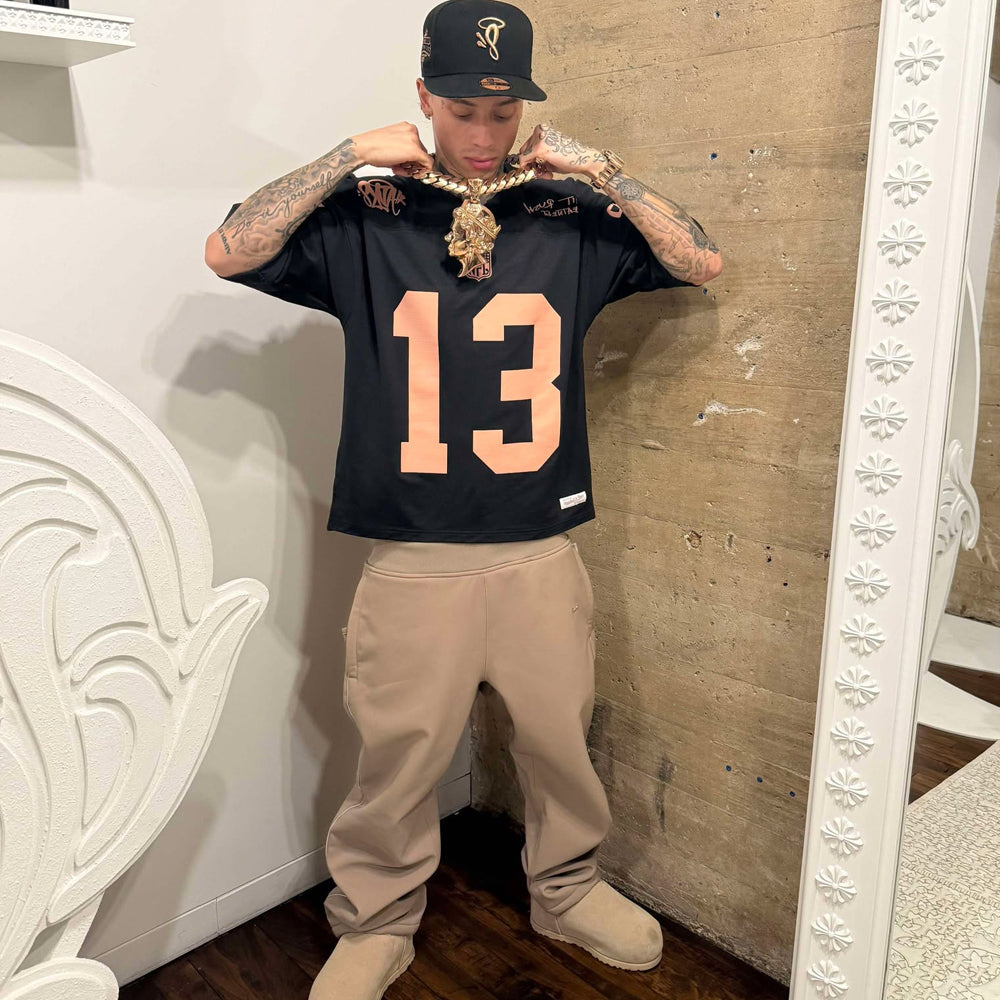 Syna World x NFL x Mitchell & Ness CRG Jersey- Black/Rose Gold
