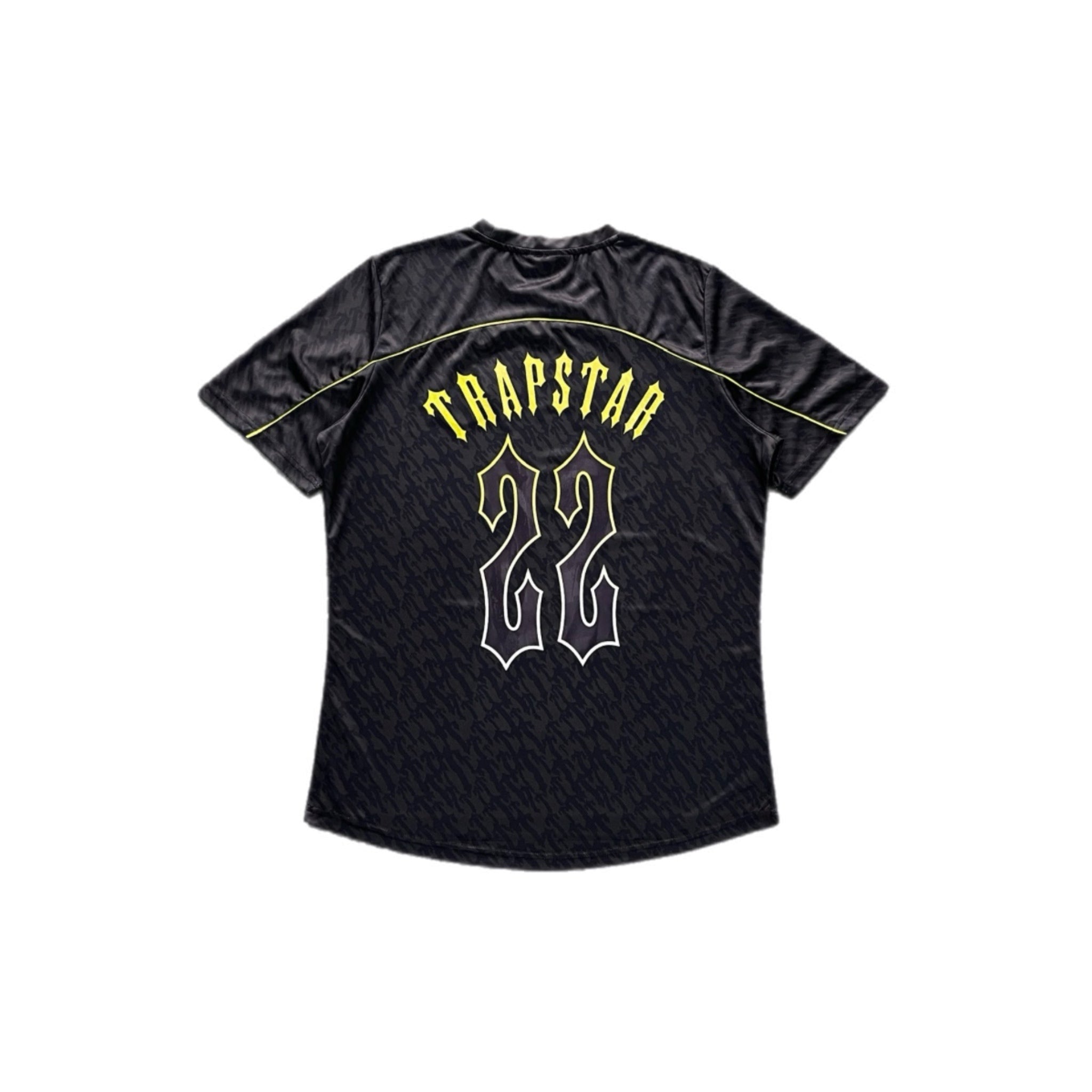 Trapstar Irongate Football Jersey - Black/Lime