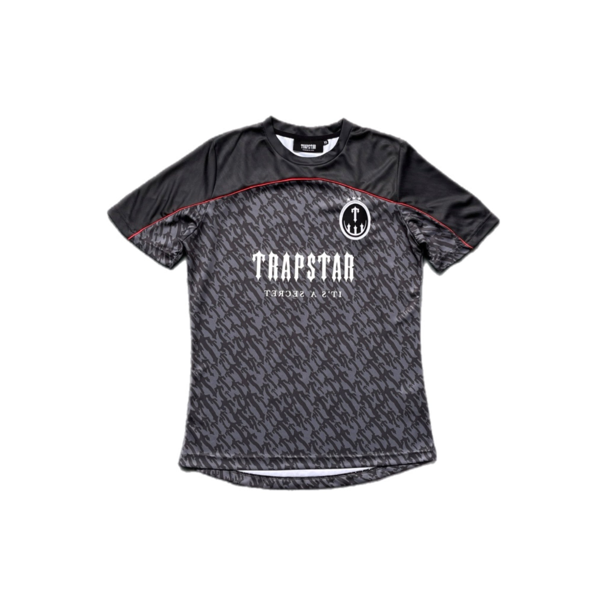 Trapstar Irongate Football Jersey - Grey/Red