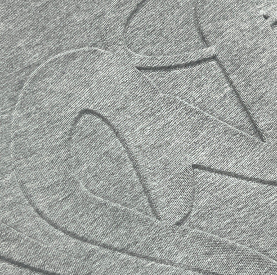 Syna World Neoprene Embossed Hoodie - Grey