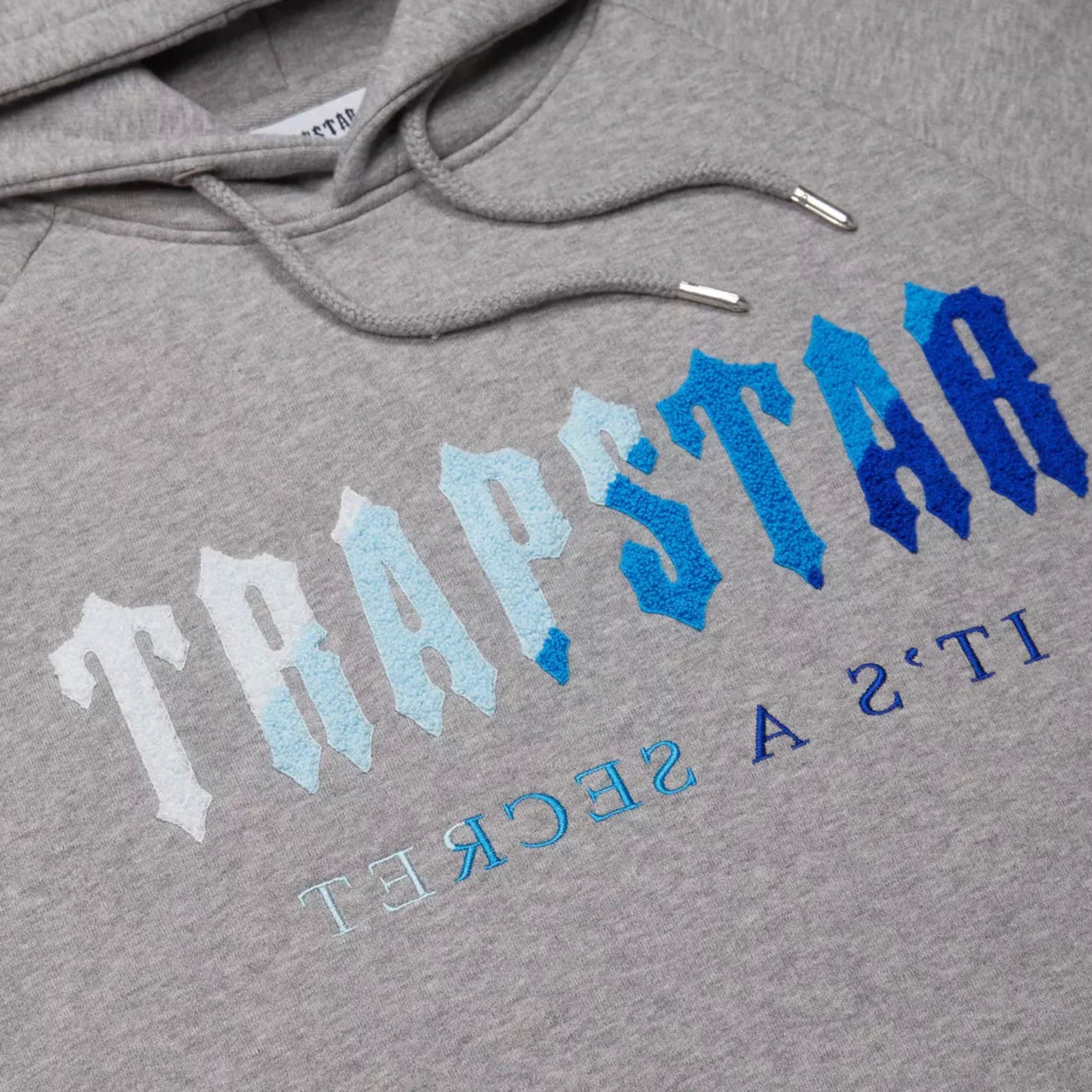 Trapstar Chenille Decoded Tracksuit - Grey Ice