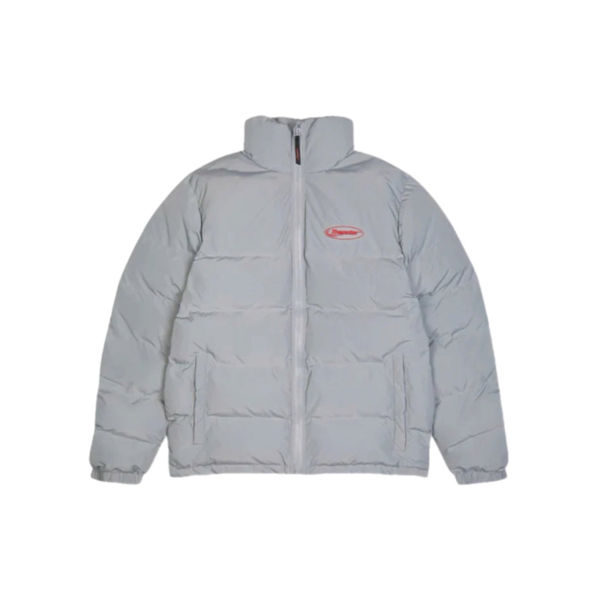 Trapstar Hyperdrive Puffer Jacket - Grey/Red