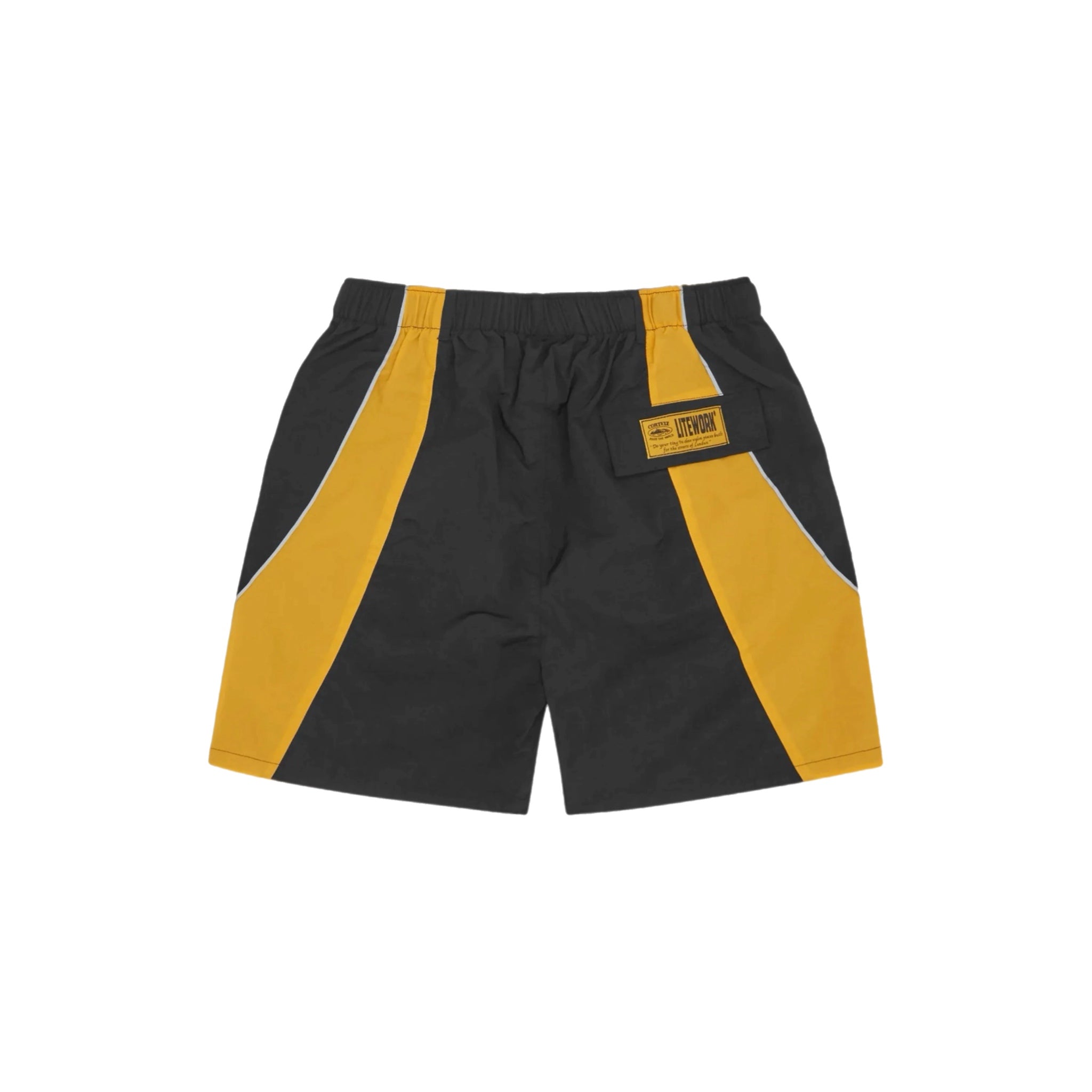 Corteiz Spring Shorts - Black/Yellow