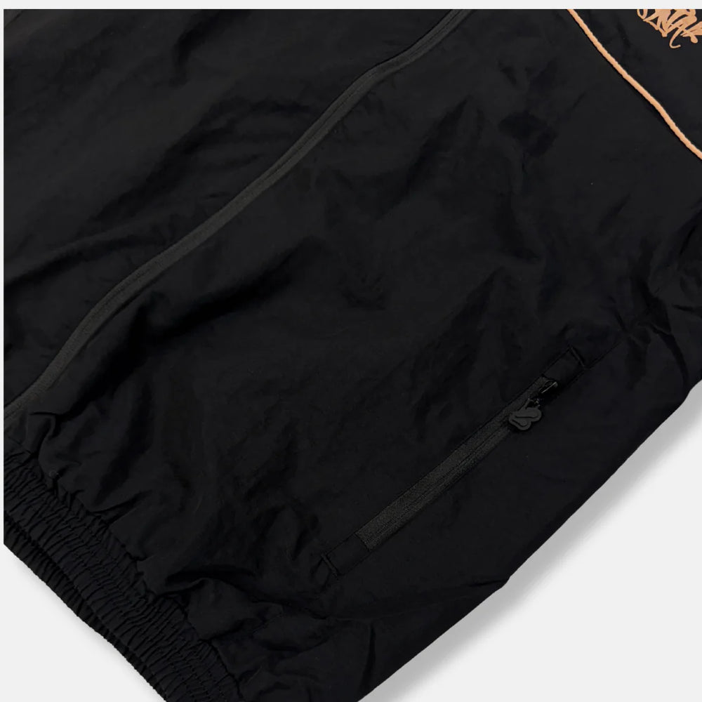 Syna Shell Tracksuit - Black/Rose Gold