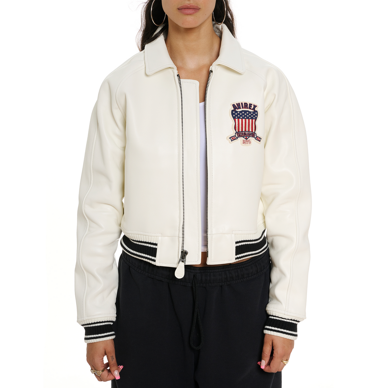 Avirex Cropped Icon Jacket