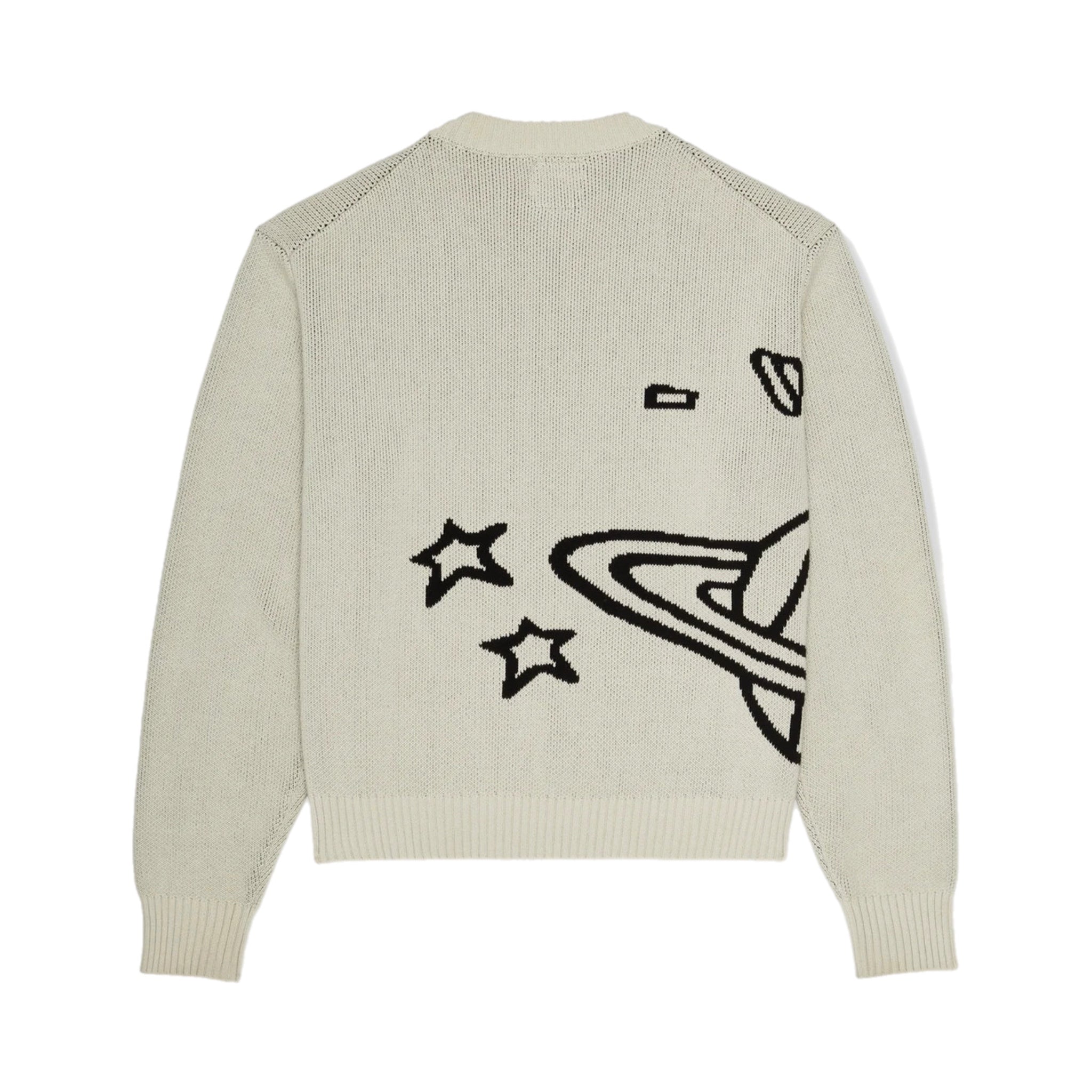 Broken Planet Knit Sweater - Bone White
