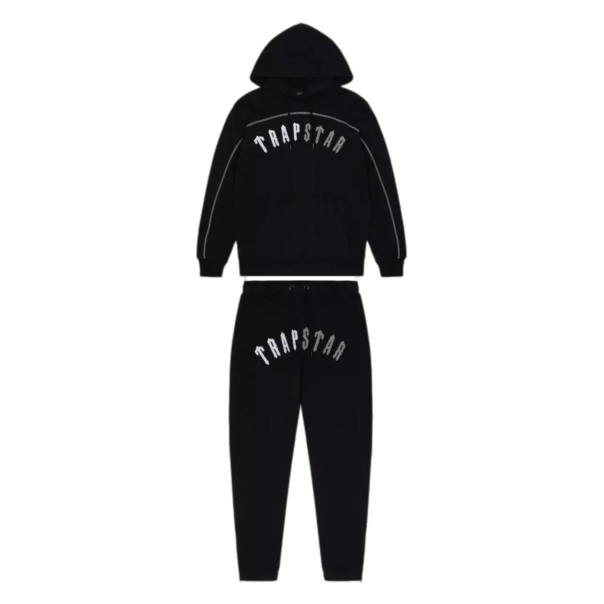 Trapstar Irongate Arch Chenille Tracksuit - Black Monochrome