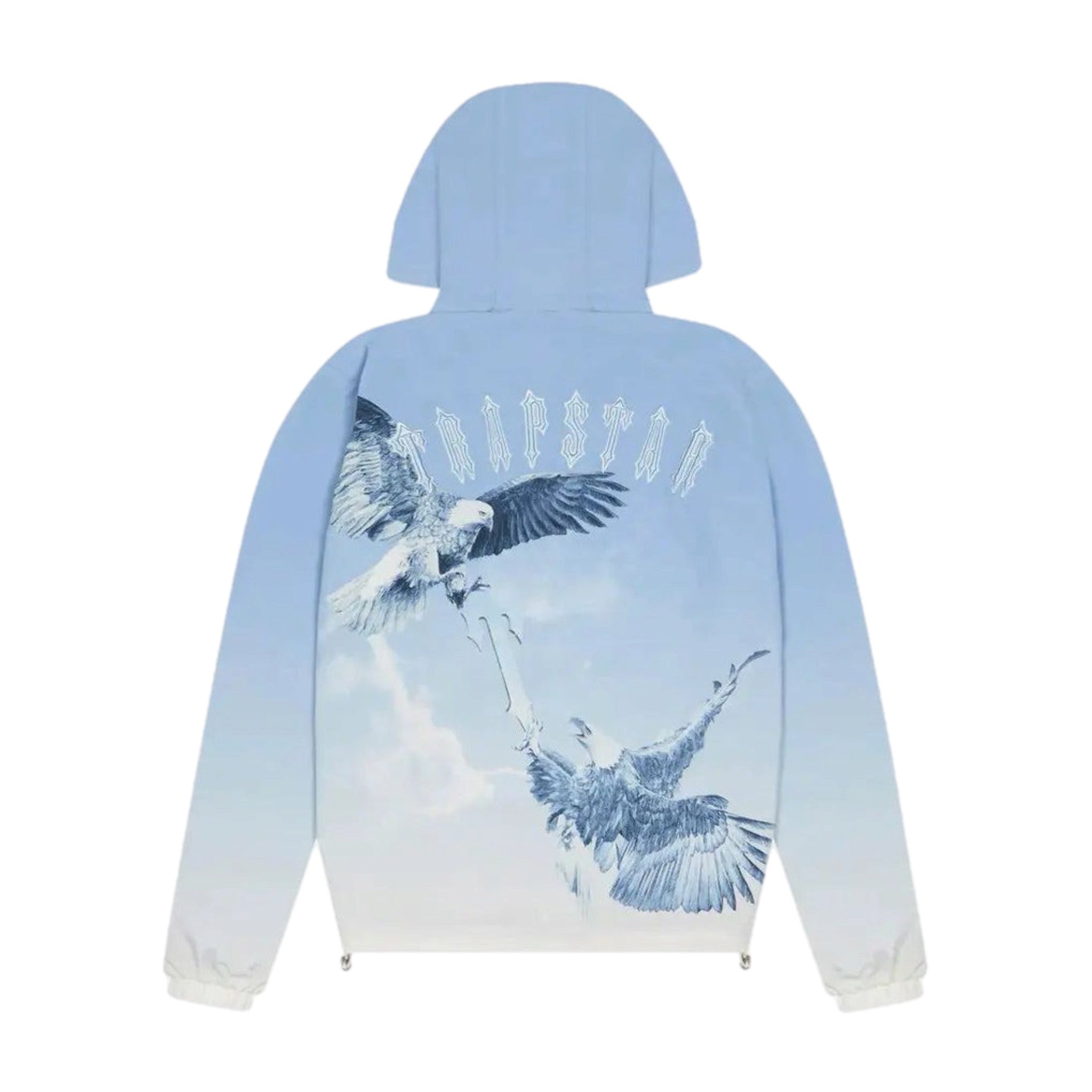 Trapstar Flying Birds Zip Windbreaker - Blue Eagle