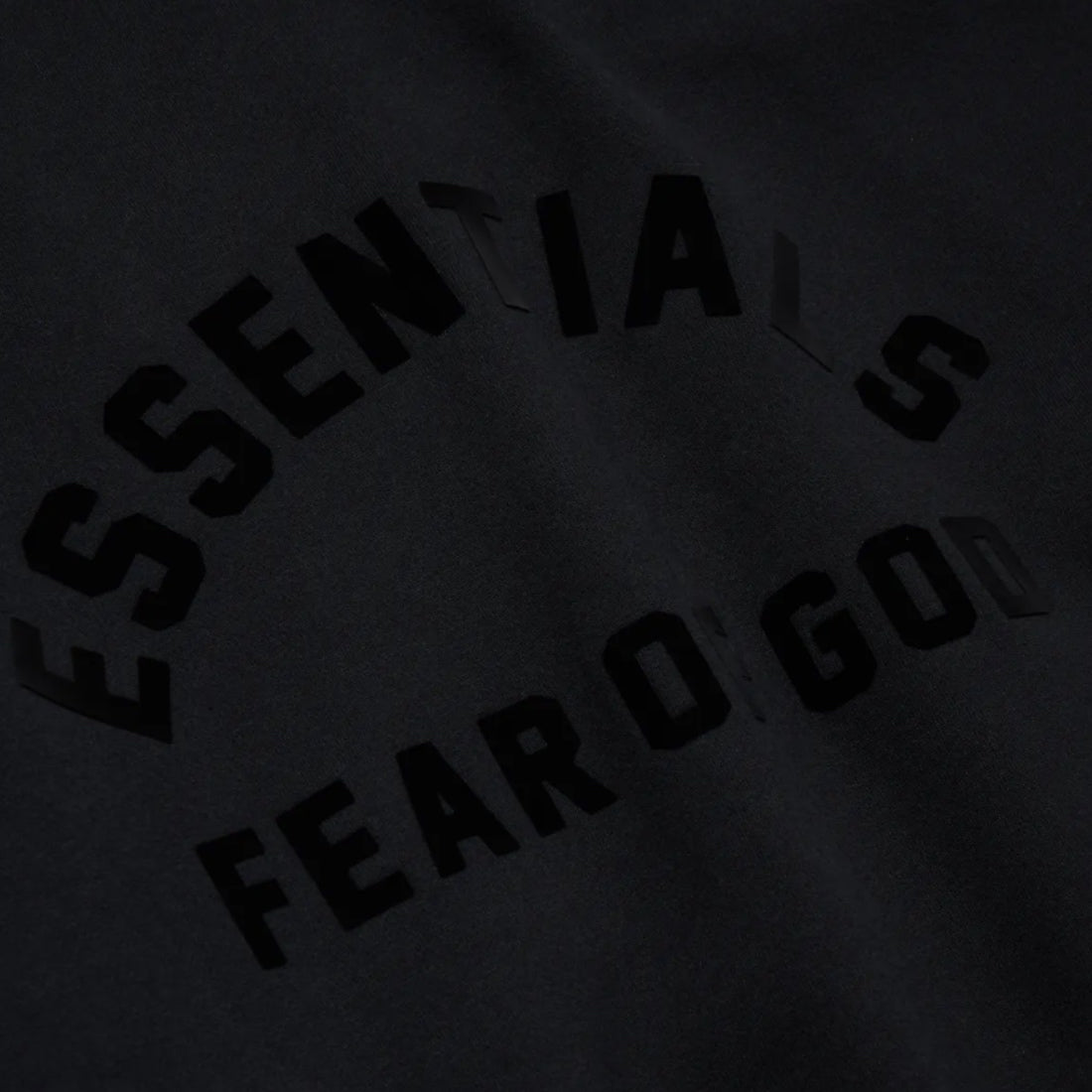 Fear Of God Essentials Arch Logo Hoodie - Jet Black