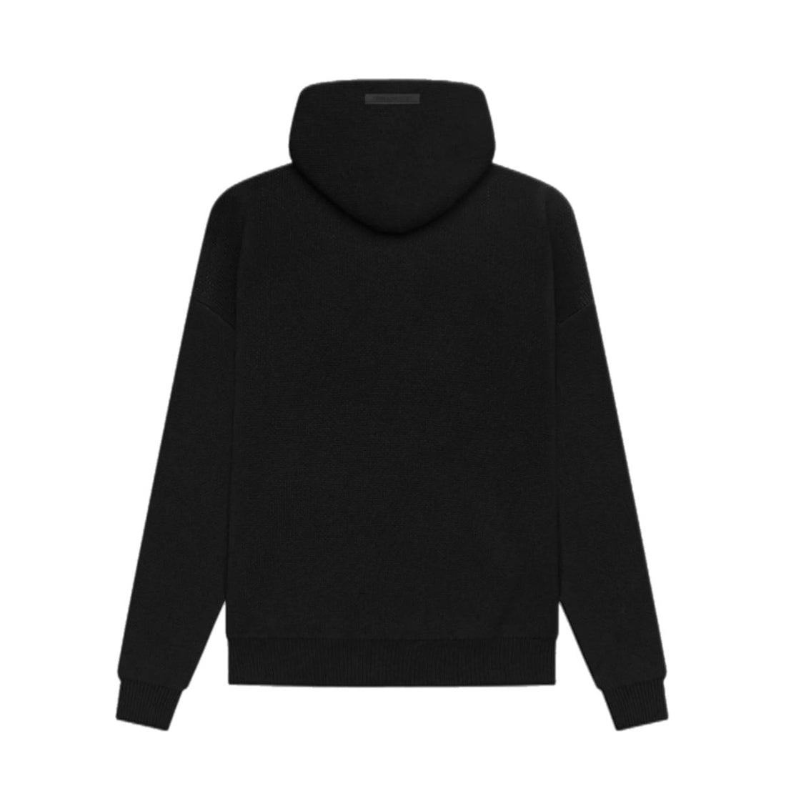 Fear Of God Essentials Knit Pullover Hoodie - Black