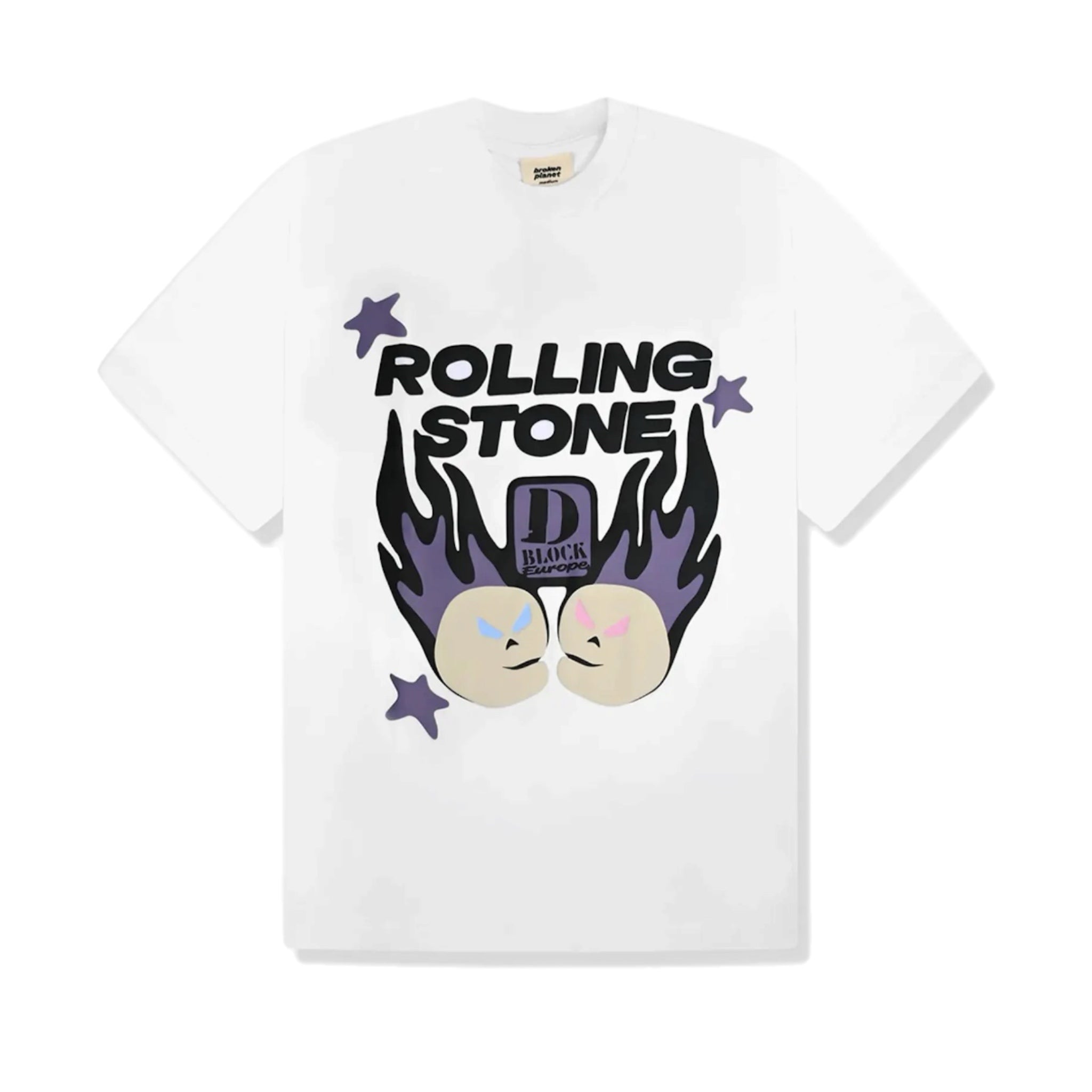 Broken Planet X D-Block Europe Rolling Stones T-shirt - White