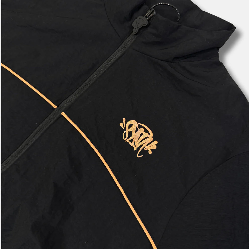 Syna Shell Tracksuit - Black/Rose Gold