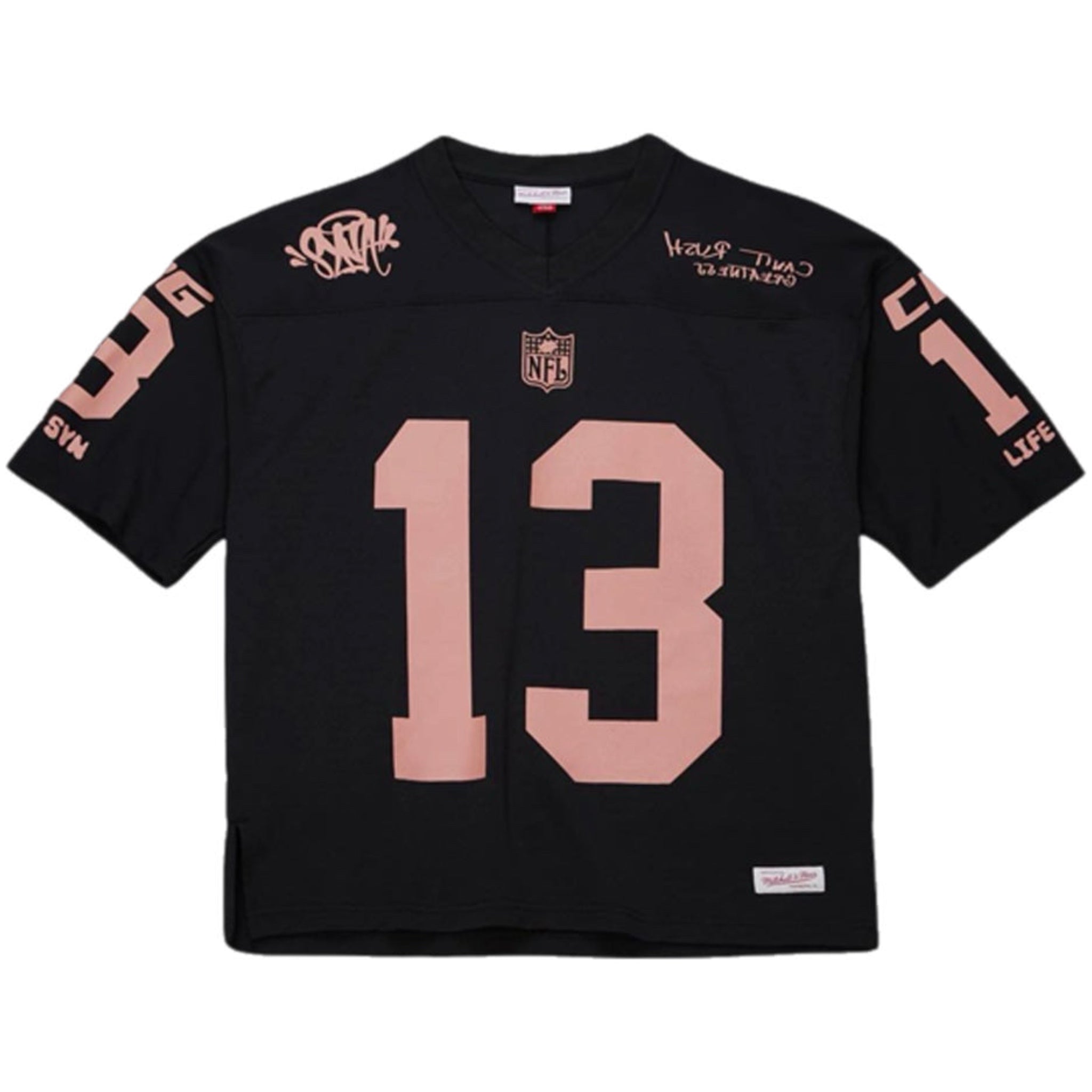 Syna World x NFL x Mitchell & Ness CRG Jersey- Black/Rose Gold