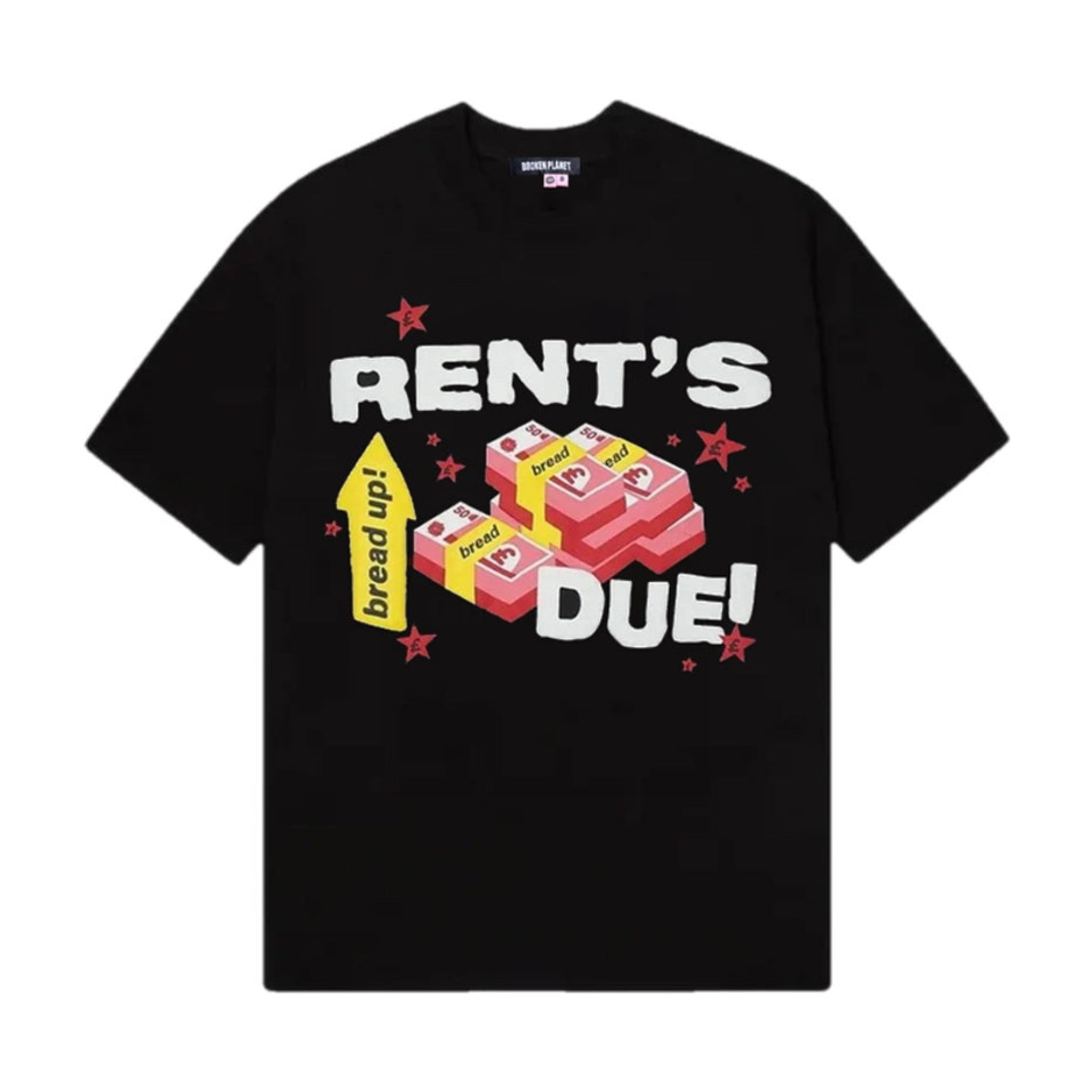 Broken Planet X Nemzzz Rent’s Due T-shirt - Midnight Black