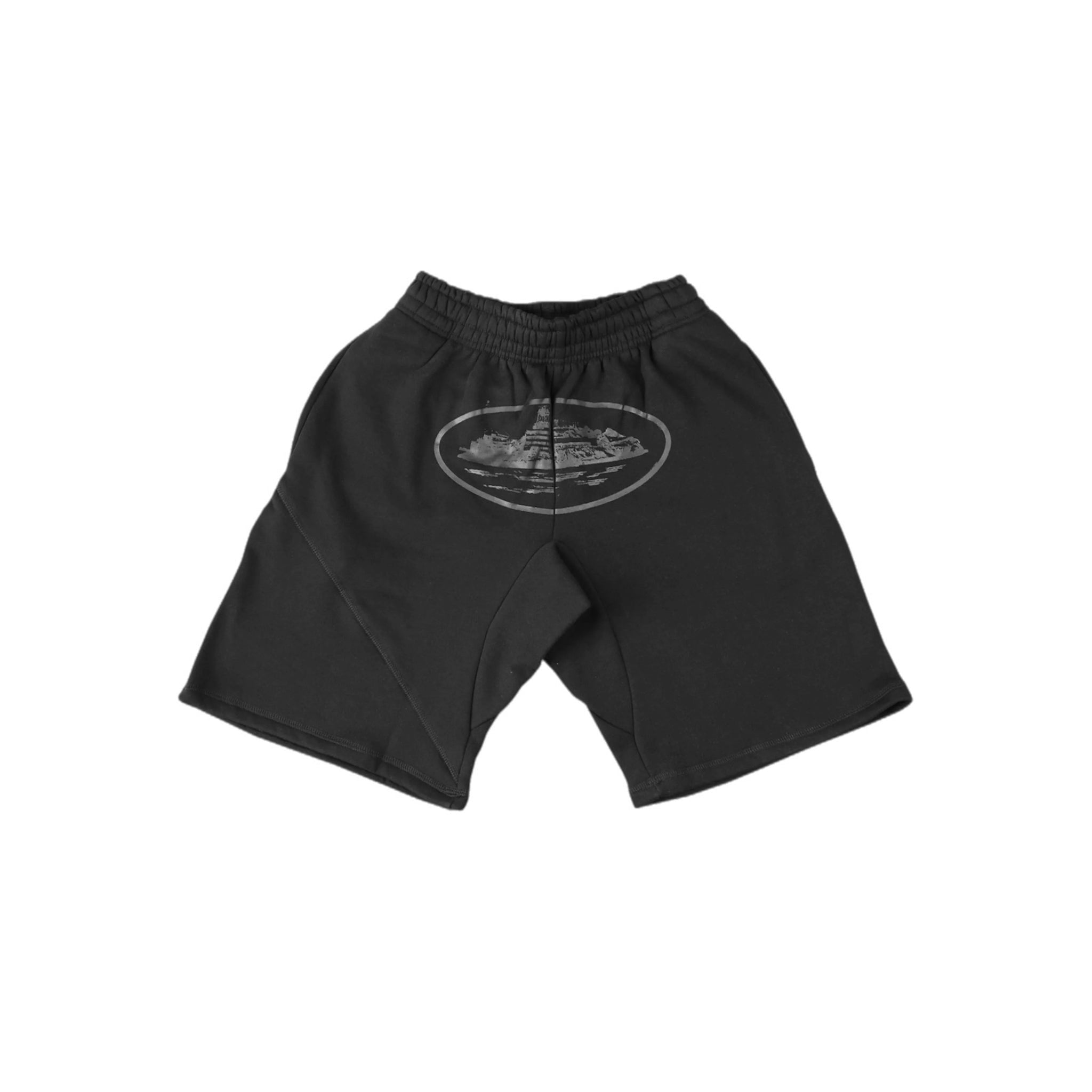 Corteiz Alcatraz Shorts - Triple Black