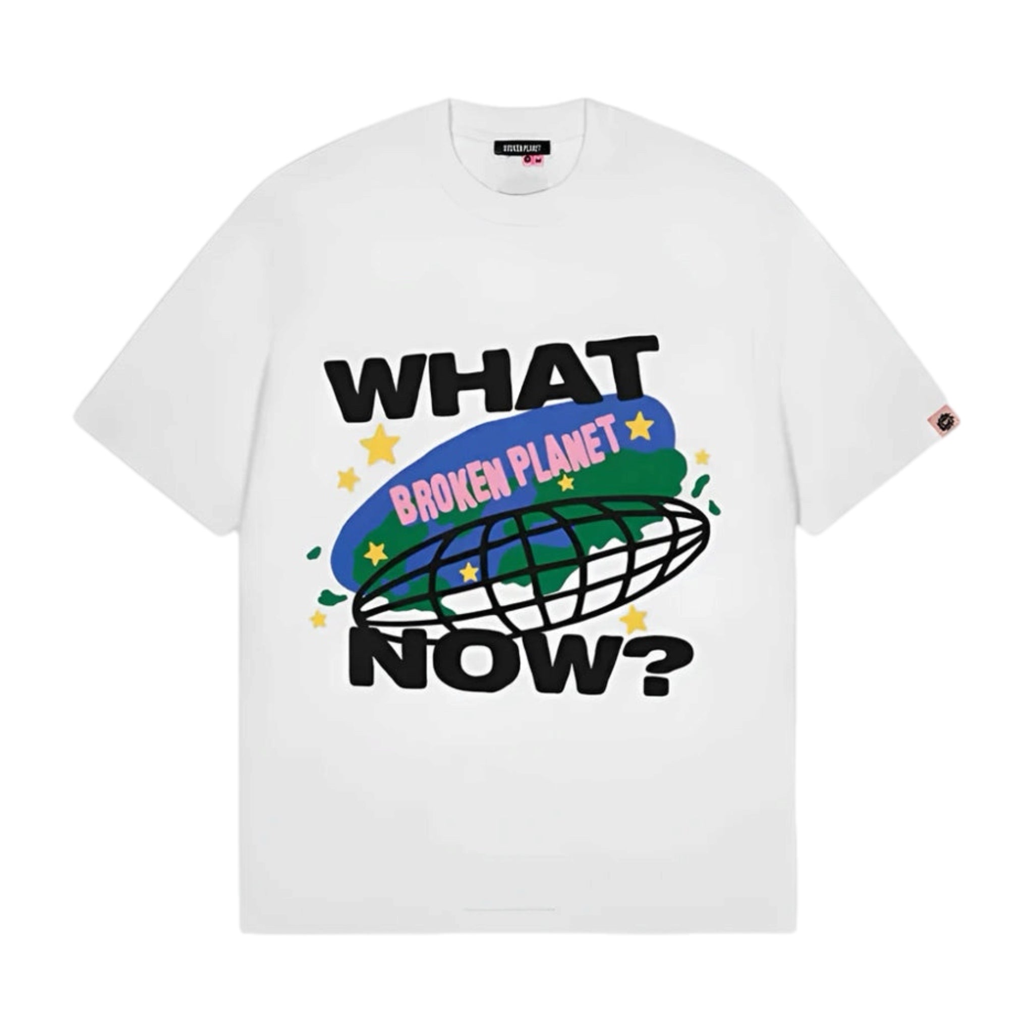 Broken Planet What Now T-shirt - Snow White