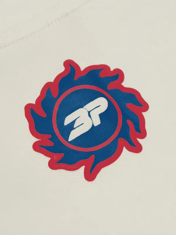 Broken Planet Star T-Shirt - Vanilla White