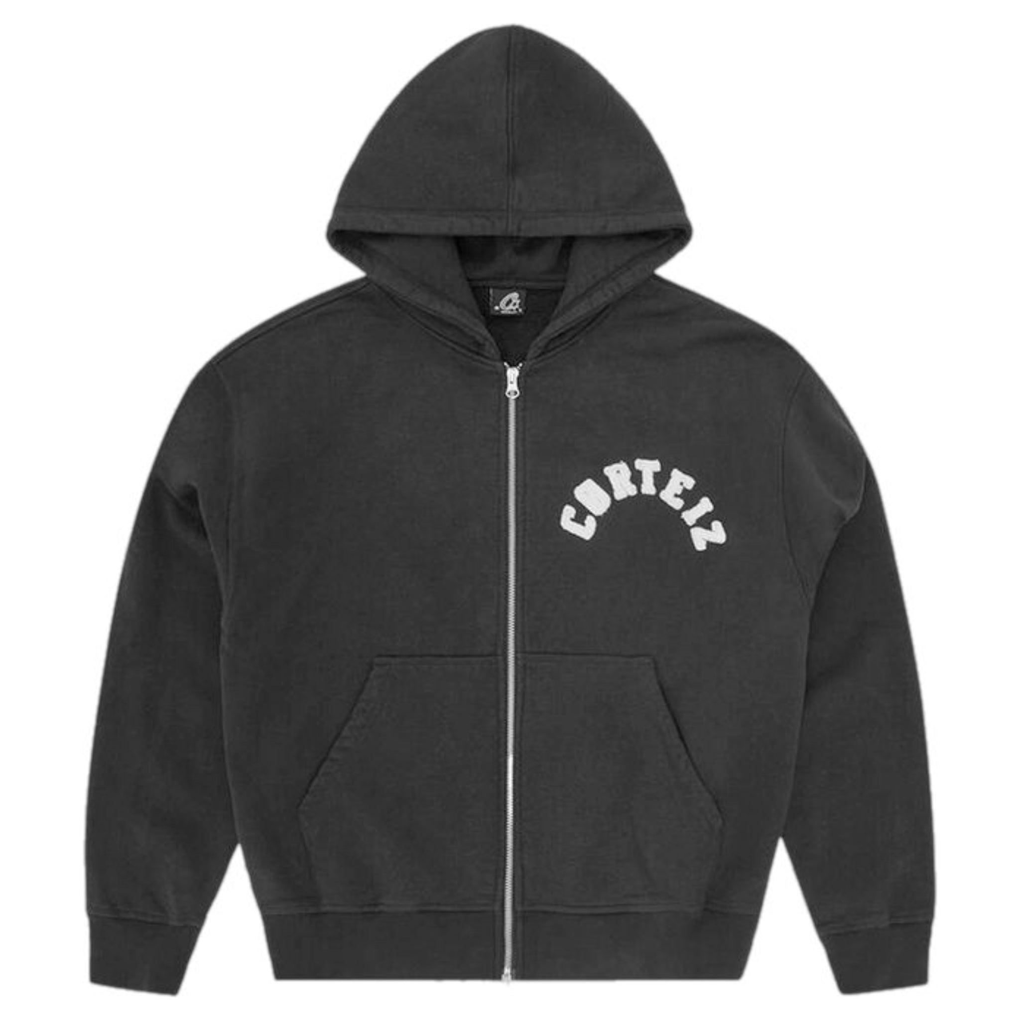 Corteiz Colly Arch Zip Hoodie - Black