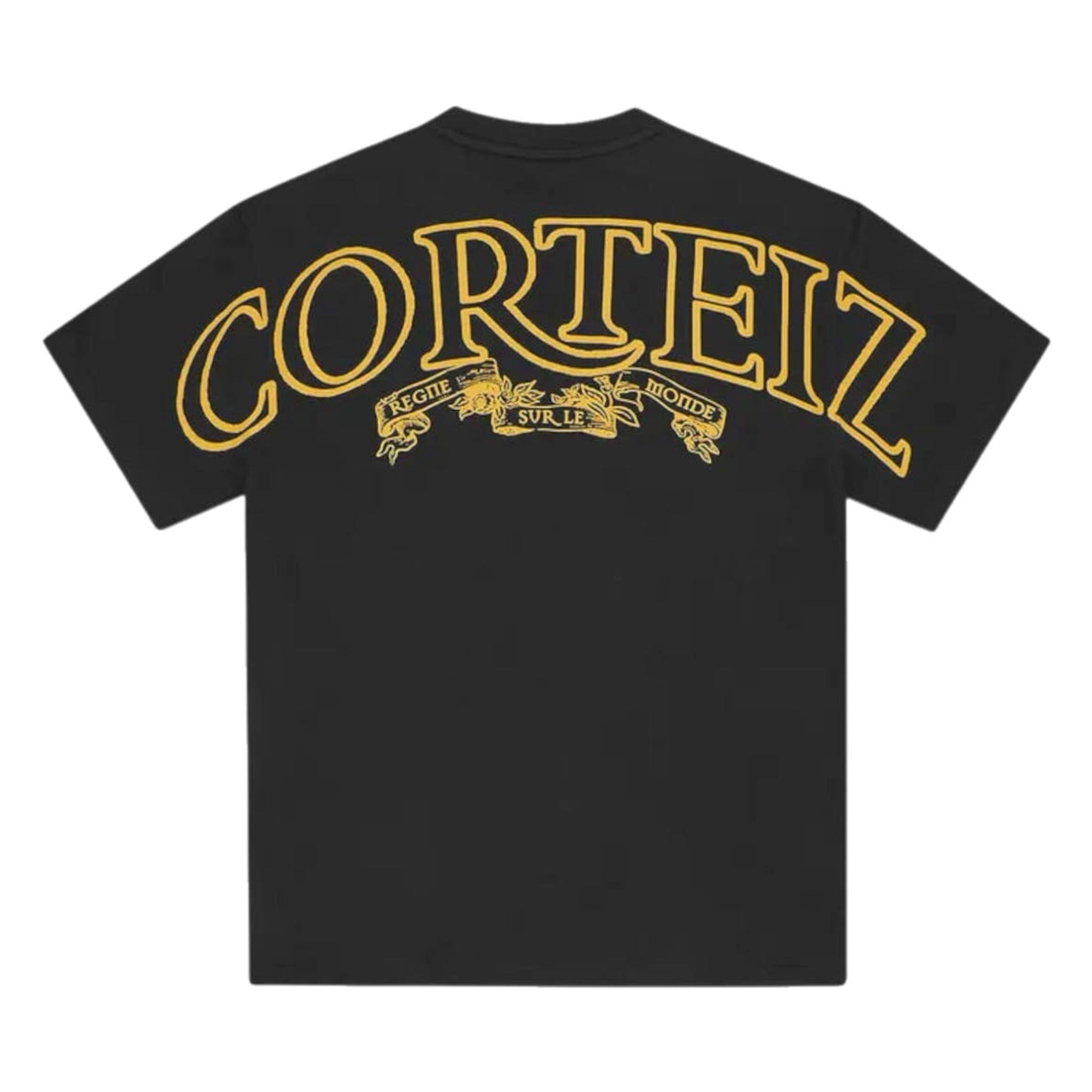 Corteiz Royale Heavyweight T-shirt - Black/Yellow