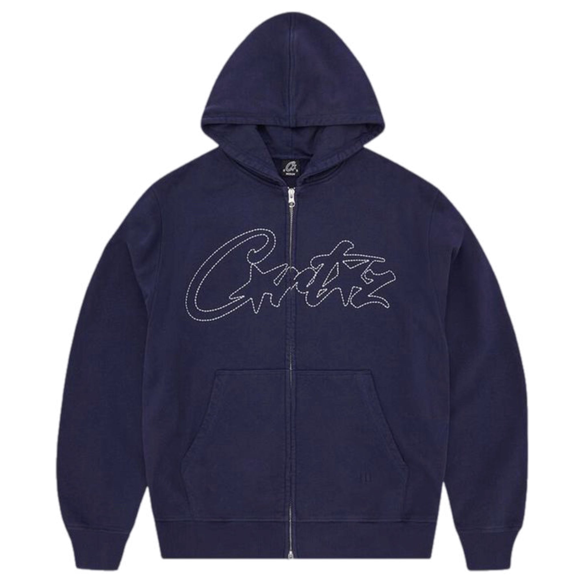 Corteiz Thick Stitch AlLStarz Hoodie - Navy