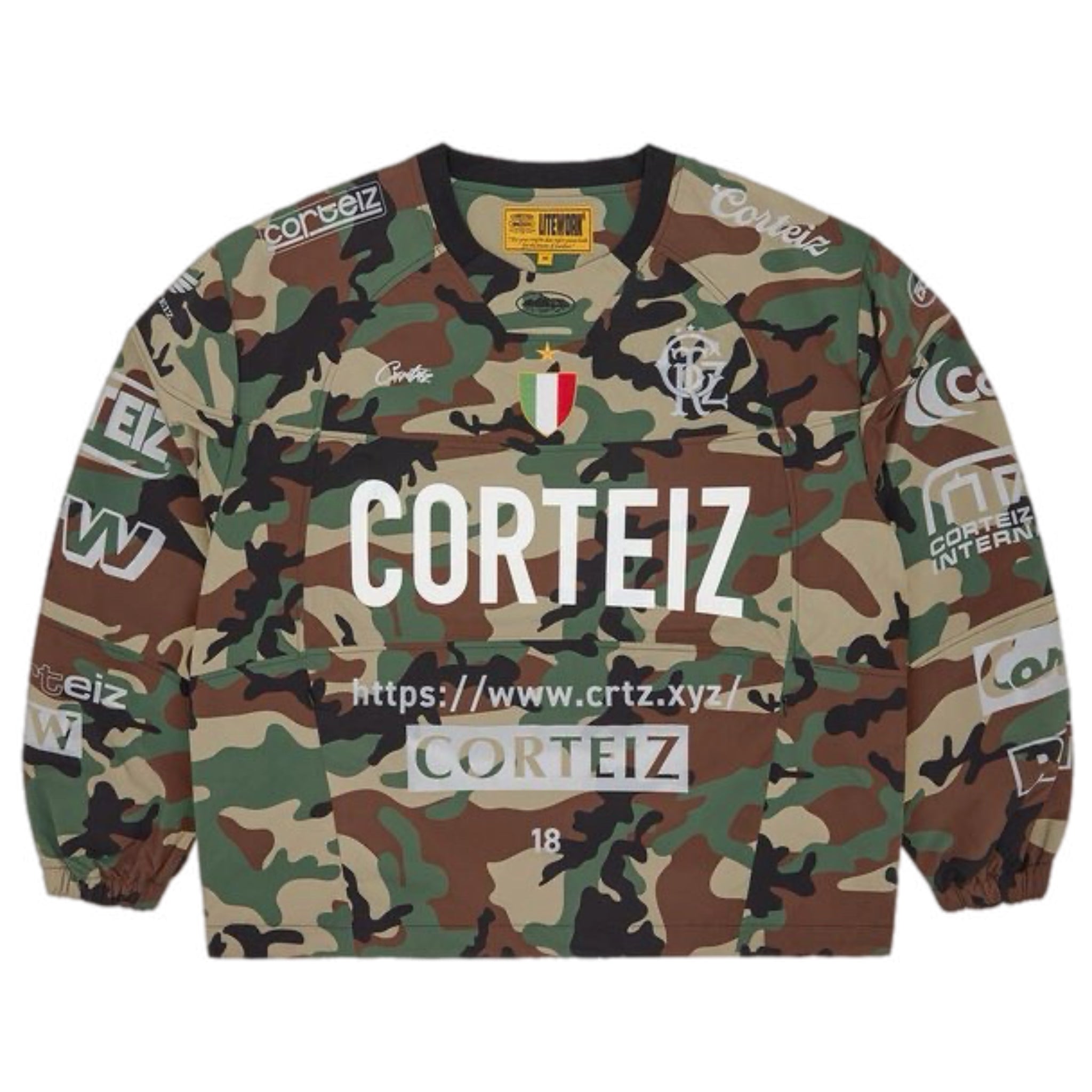 Corteiz Sponsors Training Pullover - Camo