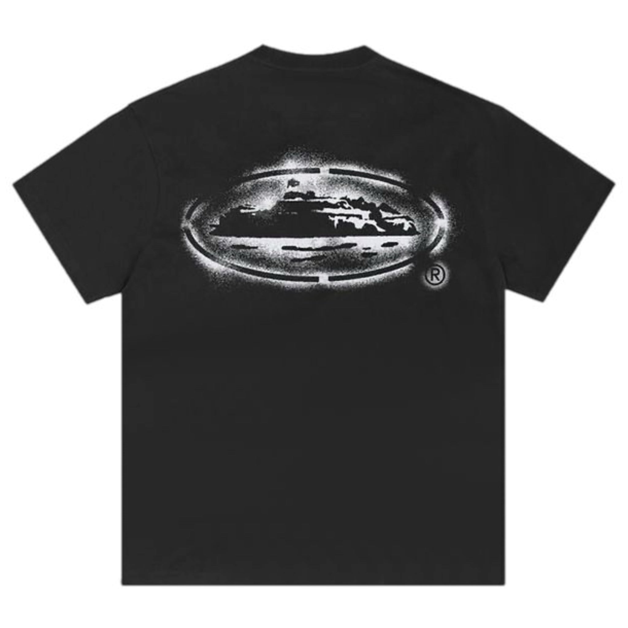 Corteiz Island Stencil T-shirt - Black