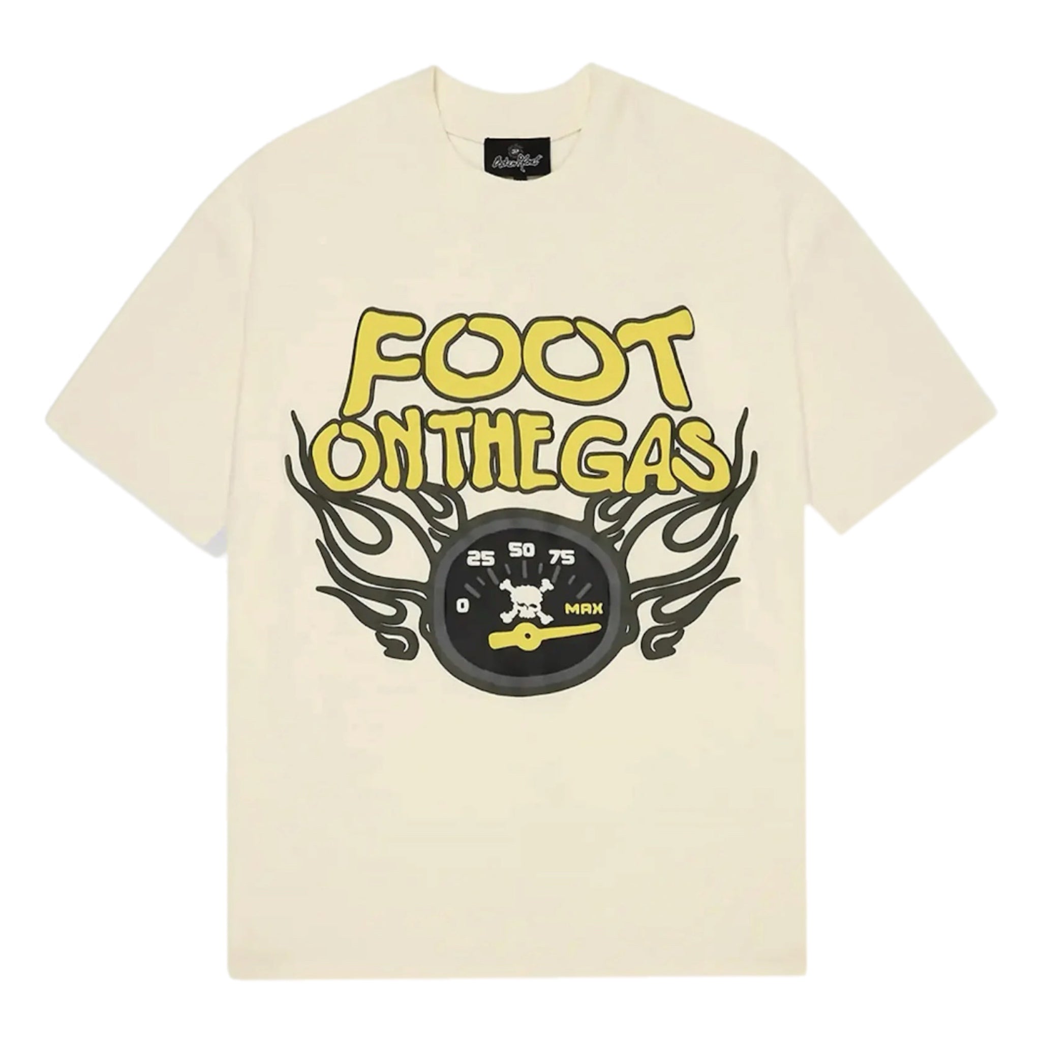 Broken Planet Foot On The Gas T-shirt - Vanilla
