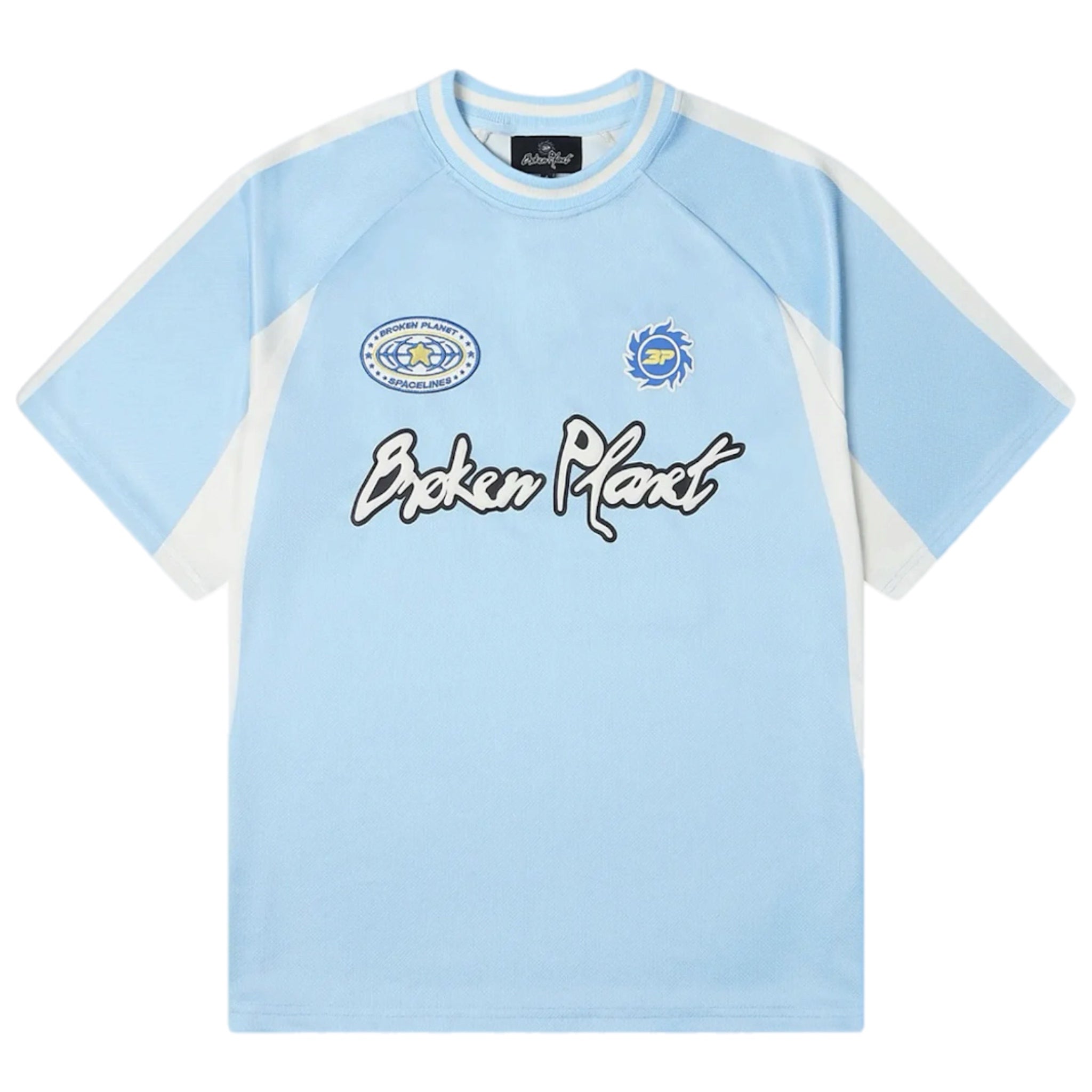 Broken Planet Football Jersey - Baby Blue