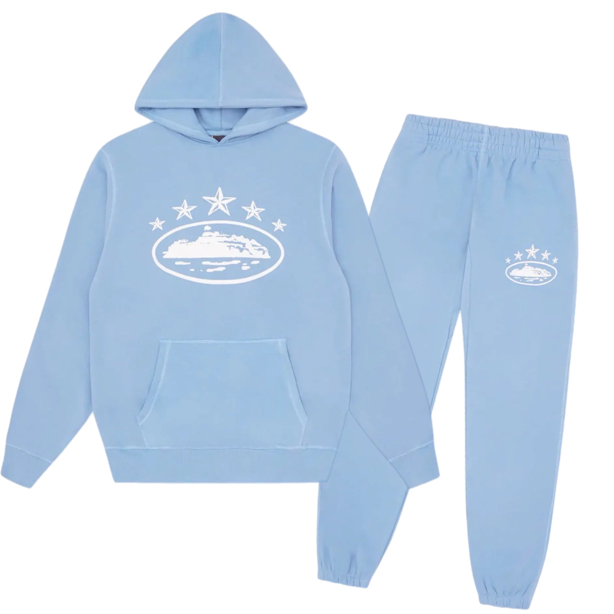 Corteiz 5Starz Alcatraz Tracksuit - Baby Blue