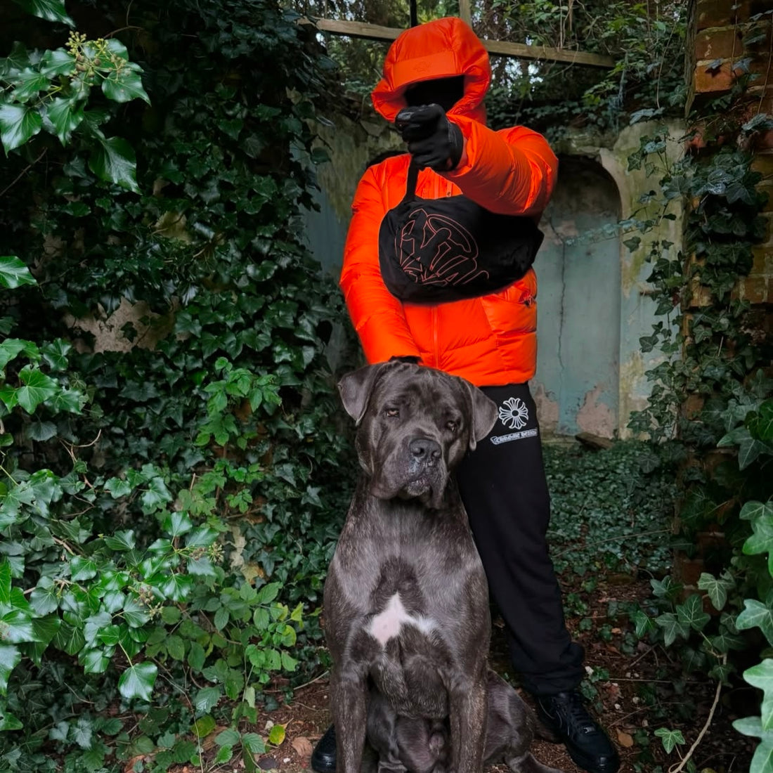 Syna World Wave Puffer Jacket - Orange