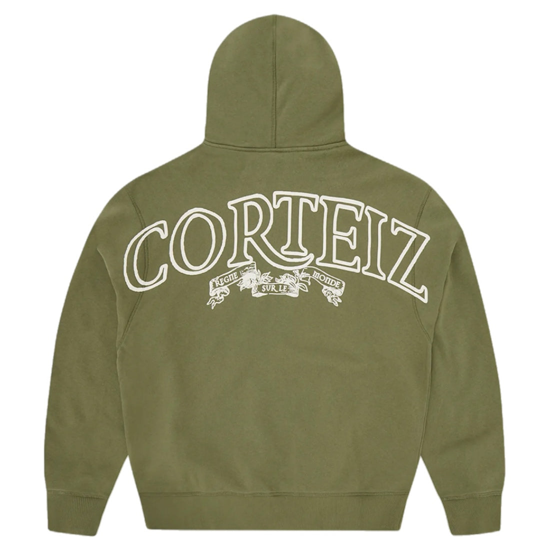 Corteiz Superior Royale Zip Hoodie - Military Green