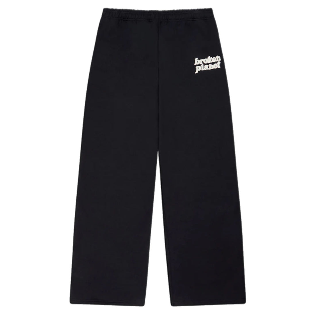 Broken Planet Basics Wide-Leg Sweatpants - Soot Black
